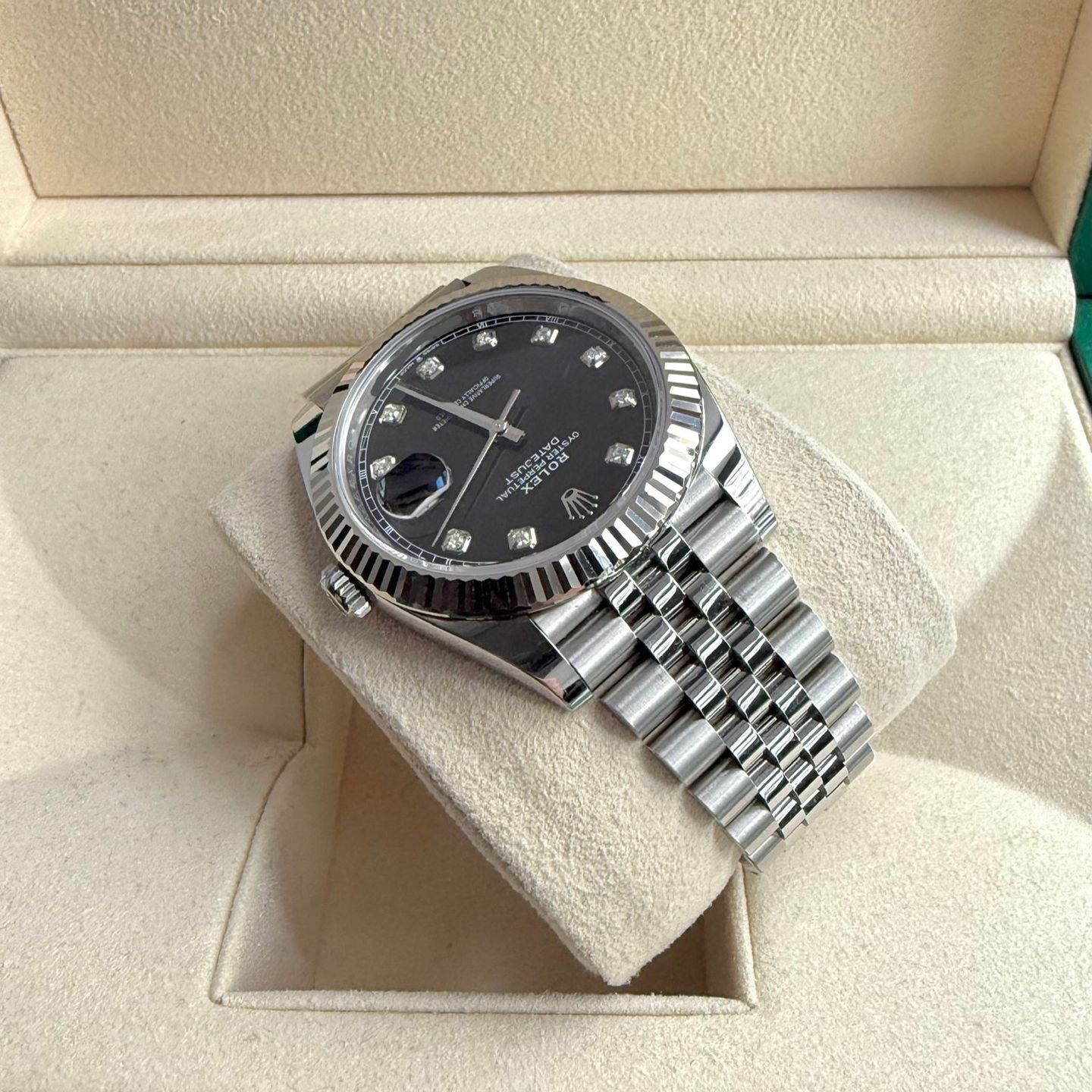 Rolex Datejust 41 126334 (2024) - Zwart wijzerplaat 41mm Staal (5/6)