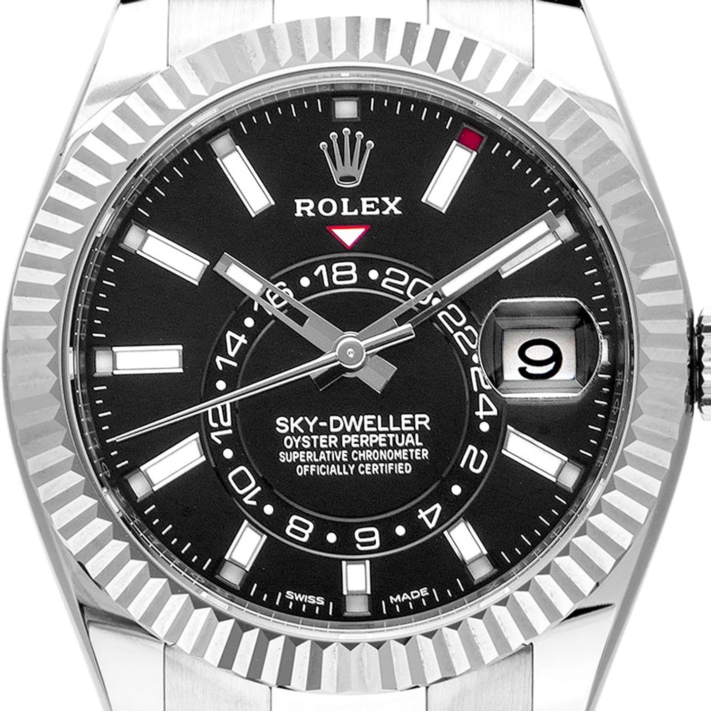 Rolex Sky-Dweller 326934 (2020) - Zwart wijzerplaat 42mm Staal (1/8)