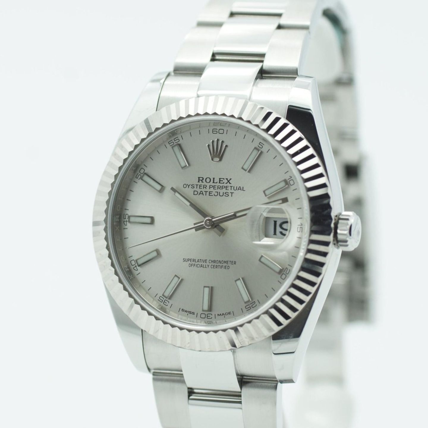 Rolex Datejust 41 126334 (2018) - Zilver wijzerplaat 41mm Staal (4/8)