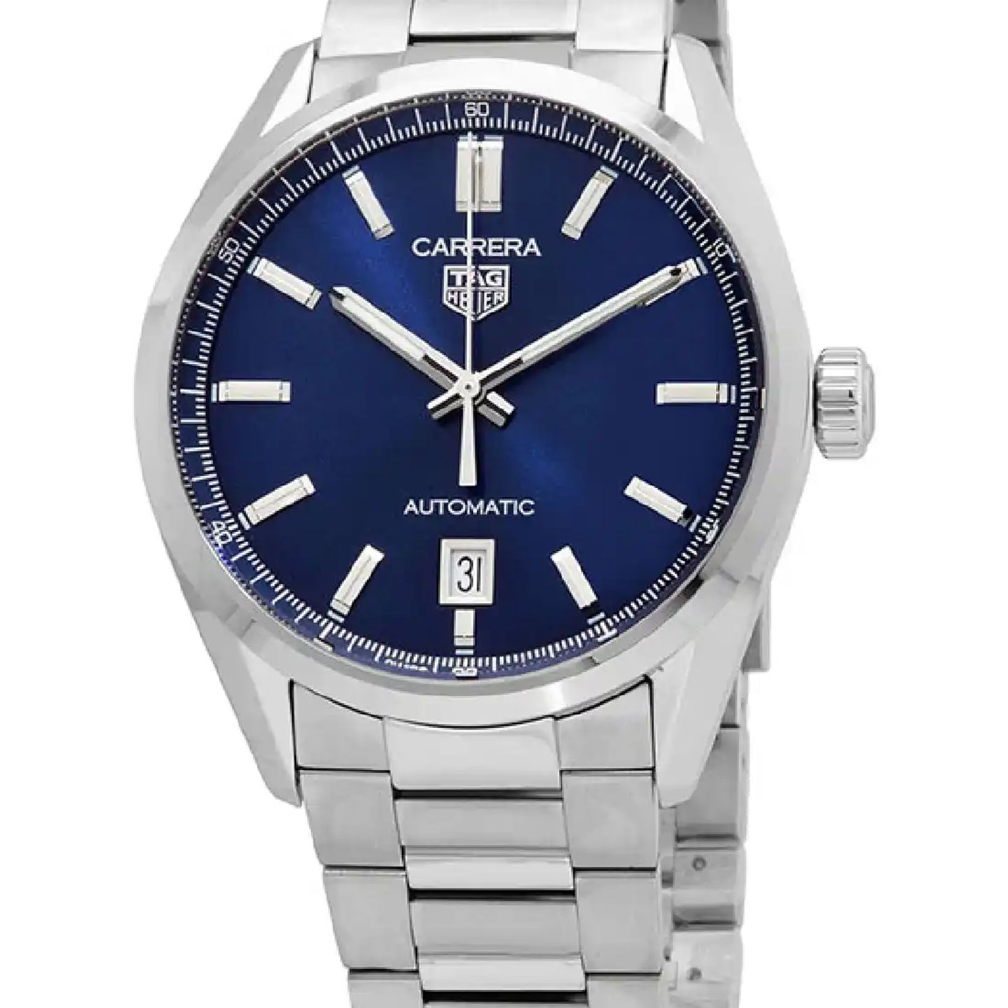 TAG Heuer Carrera Calibre 5 WBN2112.BA0639 (2025) - Blue dial 39 mm Steel case (1/3)