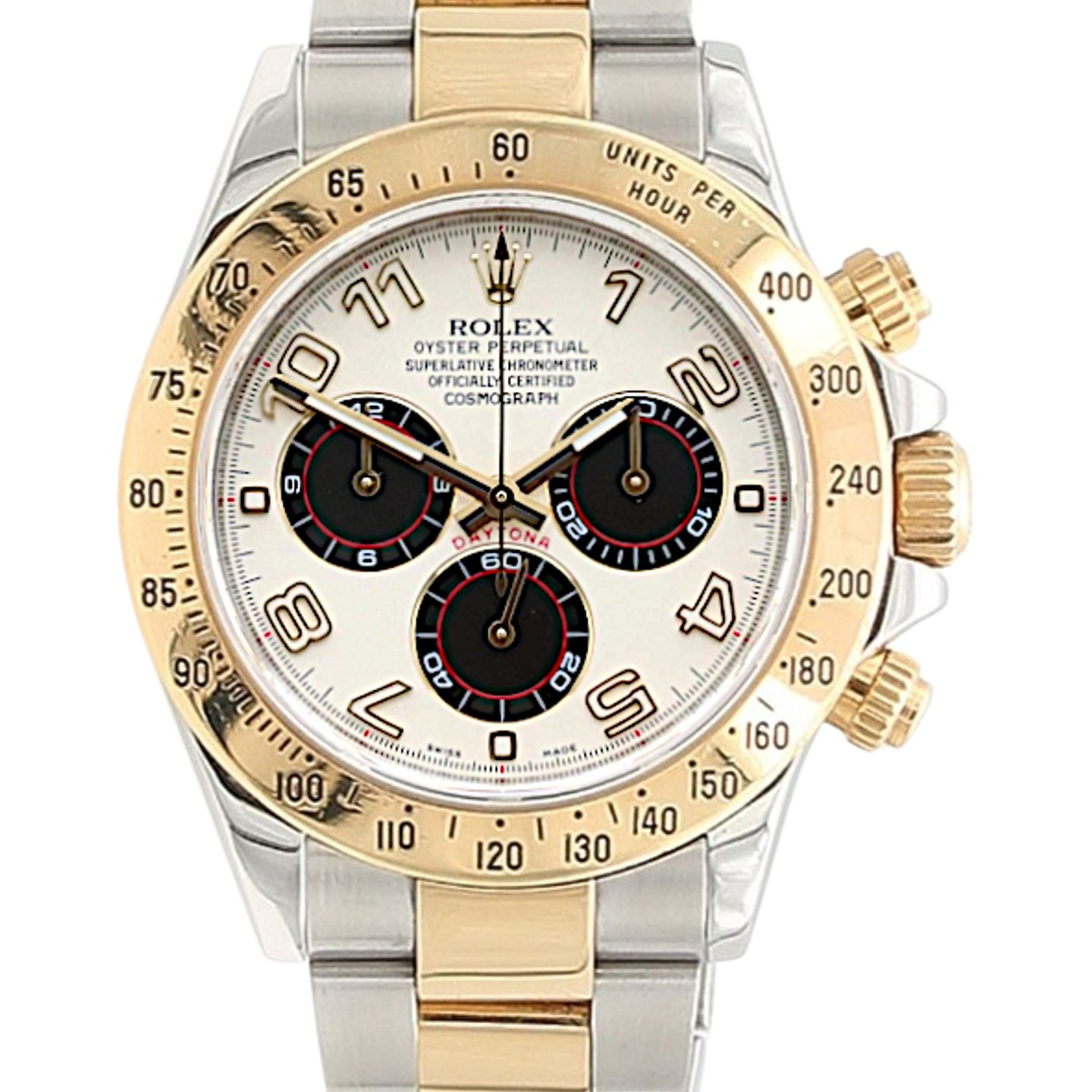 Rolex Daytona 116523 (Onbekend (willekeurig serienummer)) - 40mm Goud/Staal (1/8)