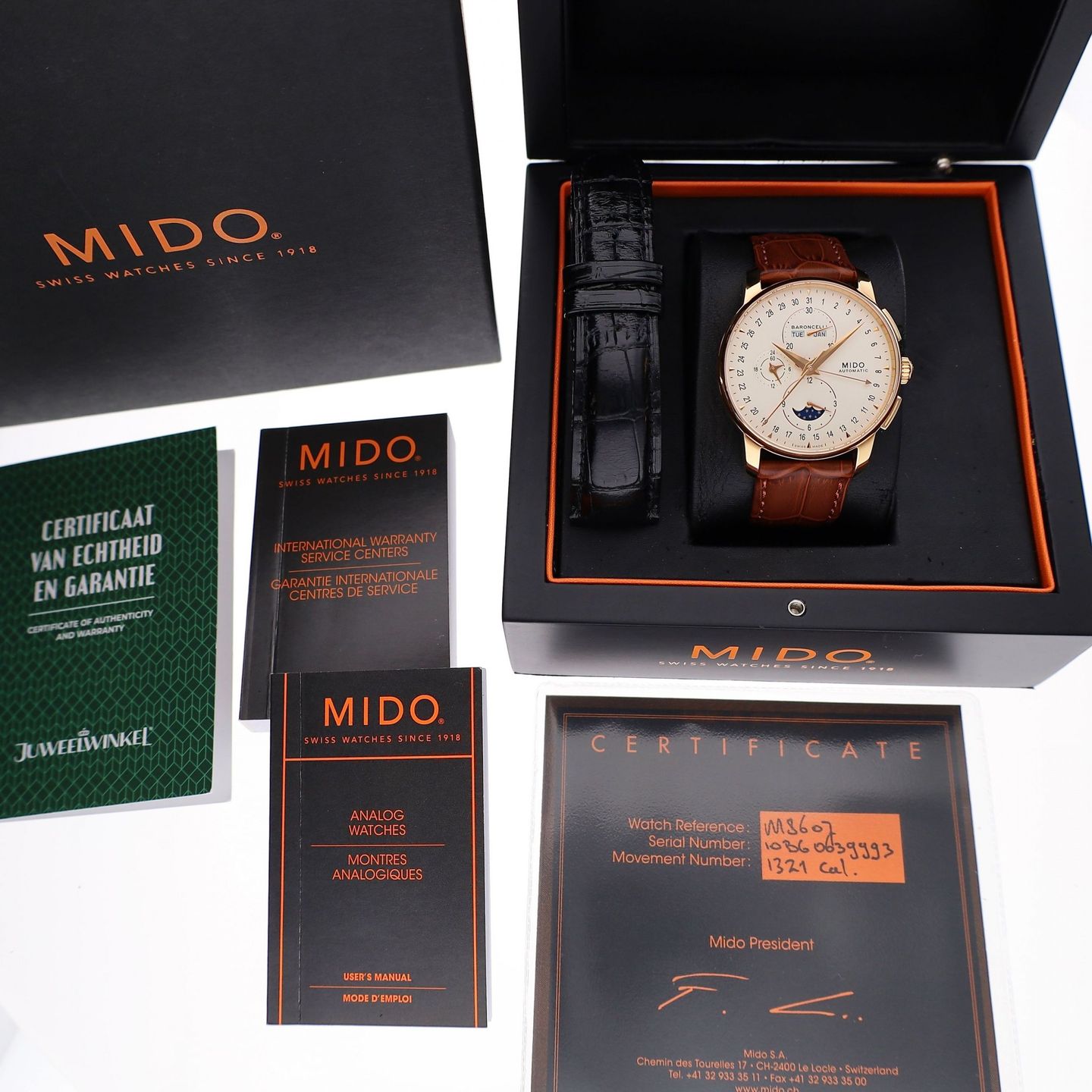 Mido Baroncelli Moonphase M8607.3.M1.42 - (2/8)