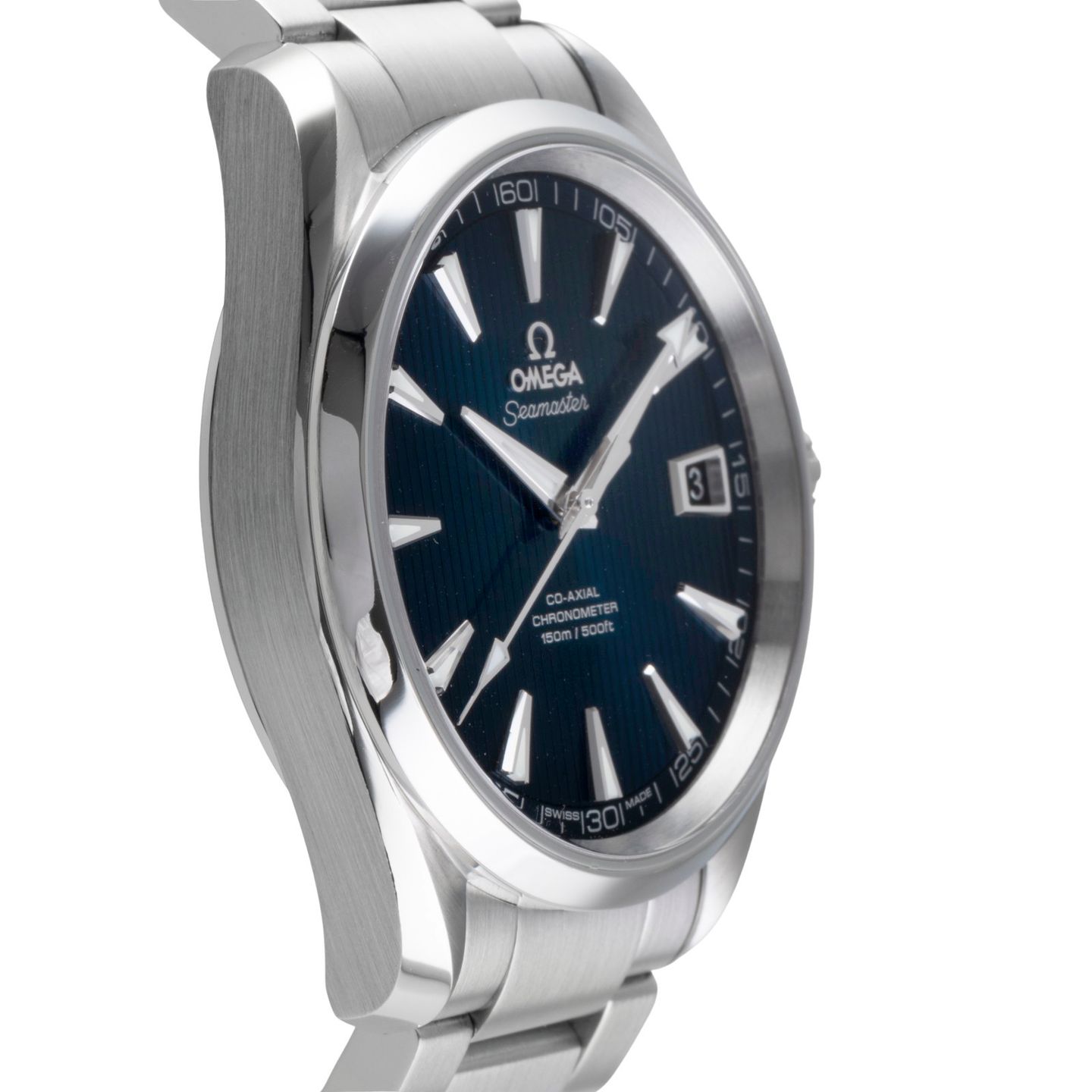 Omega Seamaster Aqua Terra 231.10.42.21.03.001 (Unknown (random serial)) - Blue dial 42 mm Steel case (7/8)