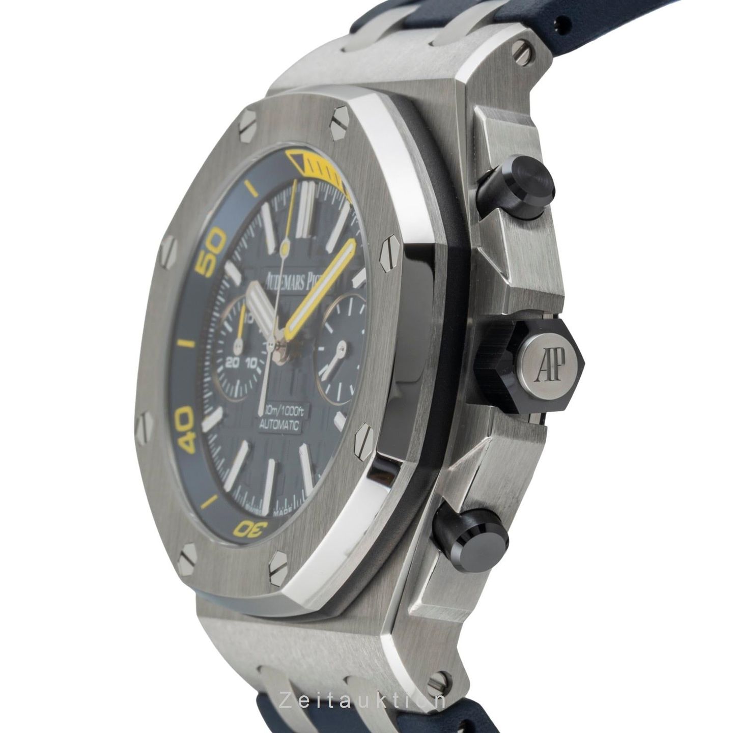 Audemars Piguet Royal Oak Offshore Diver Chronograph 26703ST.OO.A027CA.01 (Onbekend (willekeurig serienummer)) - Blauw wijzerplaat 42mm Staal (5/8)