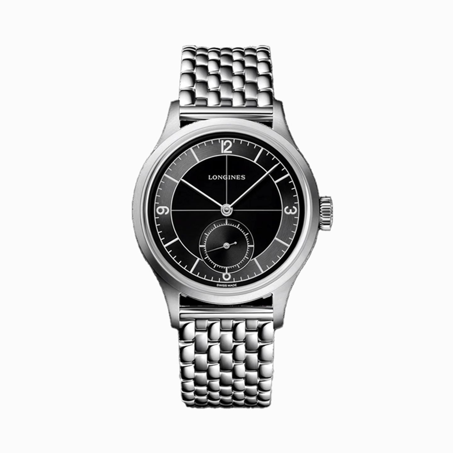 Longines Heritage L2.828.4.53.6 (2025) - Black dial 39 mm Steel case (1/1)