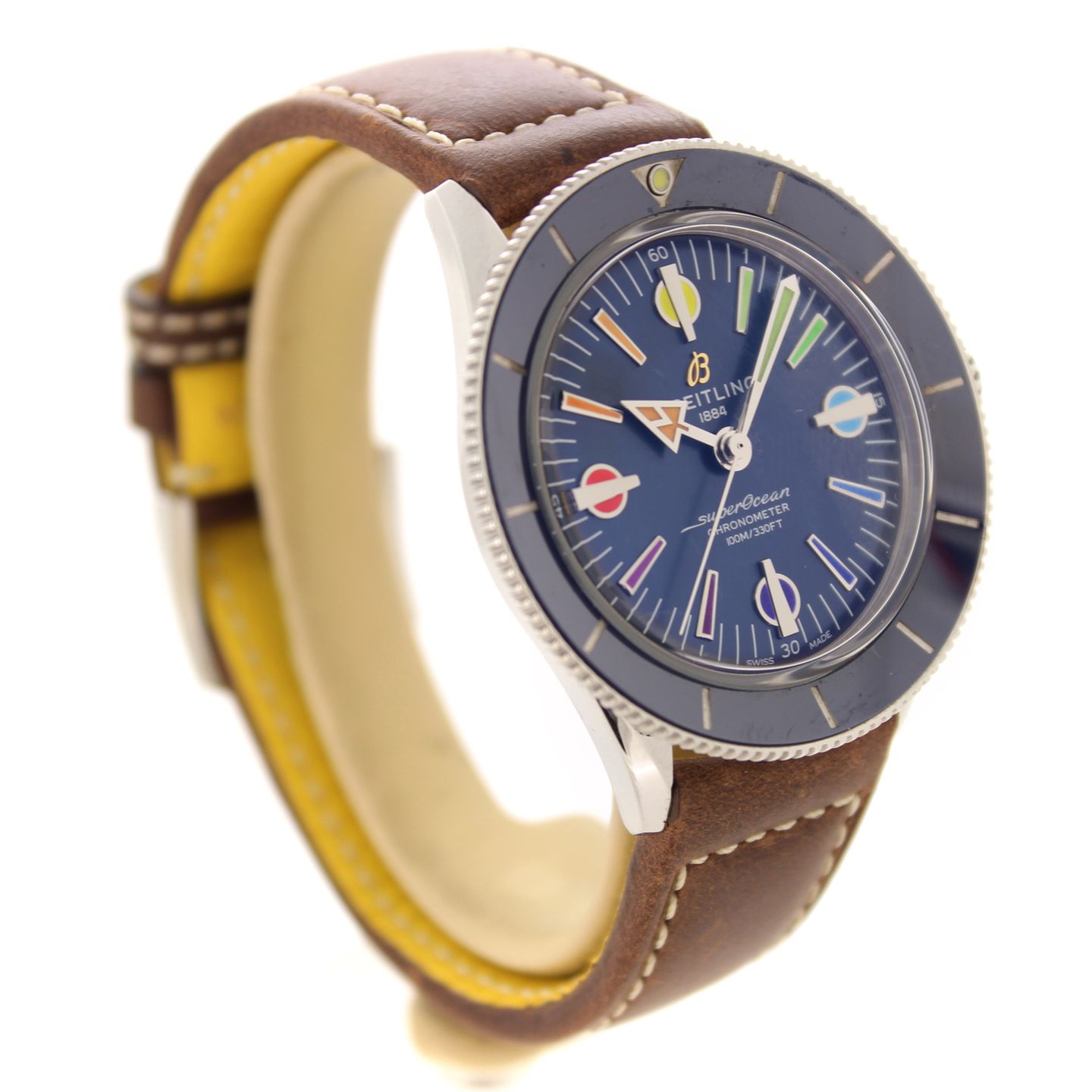 Breitling Superocean Heritage A103702A1C1X2 (2020) - Blauw wijzerplaat 42mm Staal (7/7)