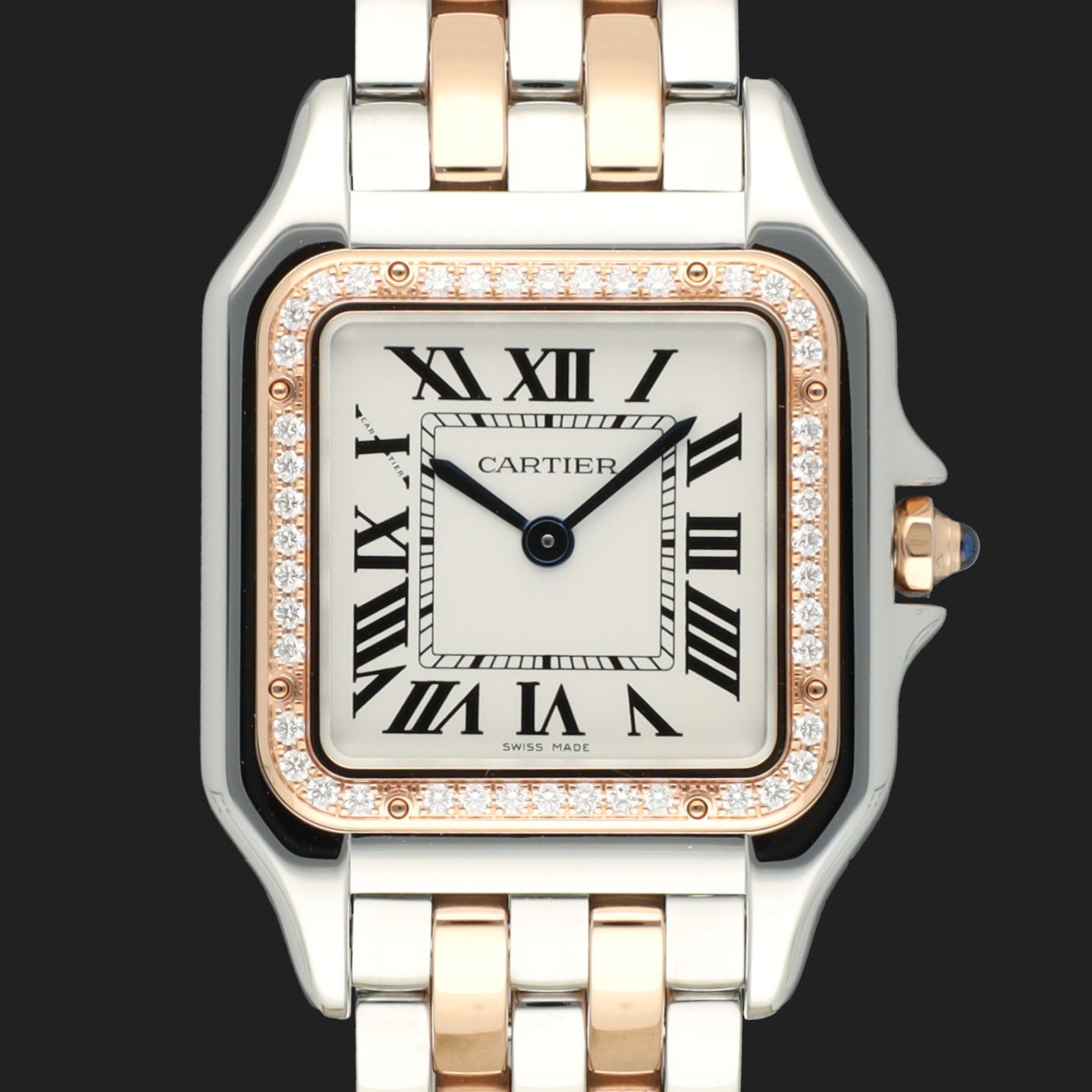 Cartier Panthère W3PN0015 (2025) - Silver dial 29 mm Gold/Steel case (3/8)