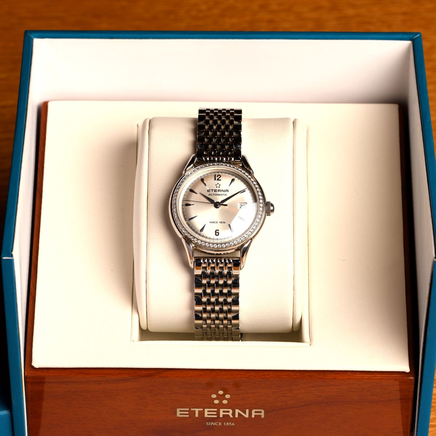 Eterna Matic 295650 (2022) - Silver dial 30 mm Steel case (1/5)