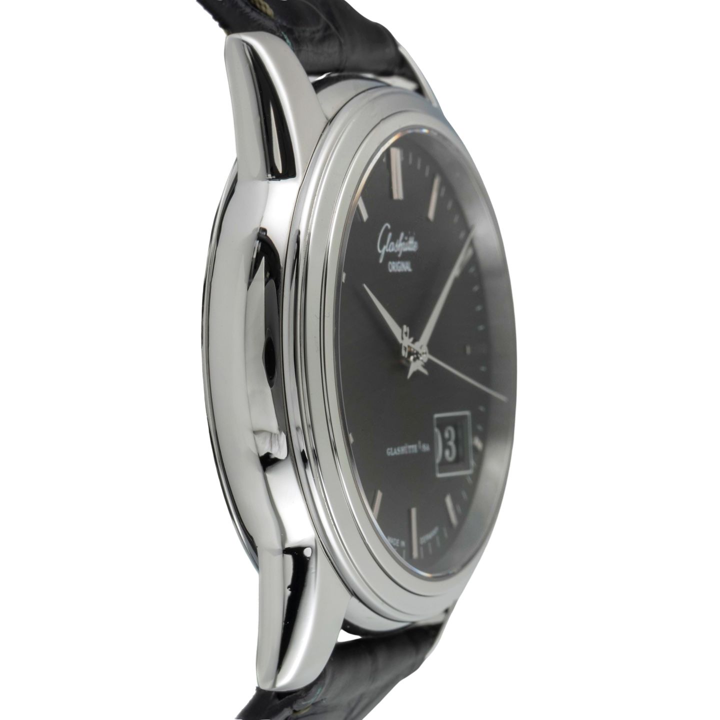Glashütte Original Senator 1-39-42-14-24-04 (2001) - Black dial 40 mm Steel case (7/8)