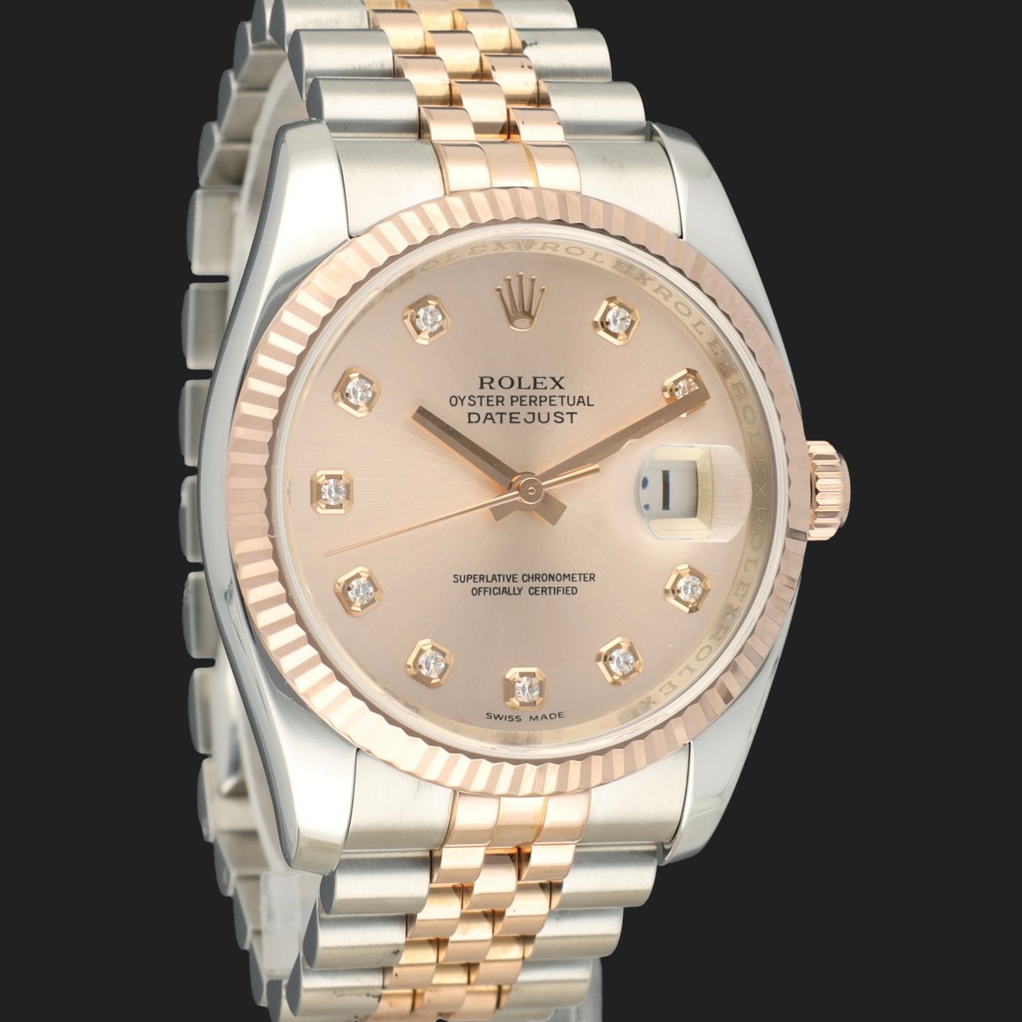 Rolex Datejust 36 116231 (2005) - Silver dial 36 mm Gold/Steel case (4/7)