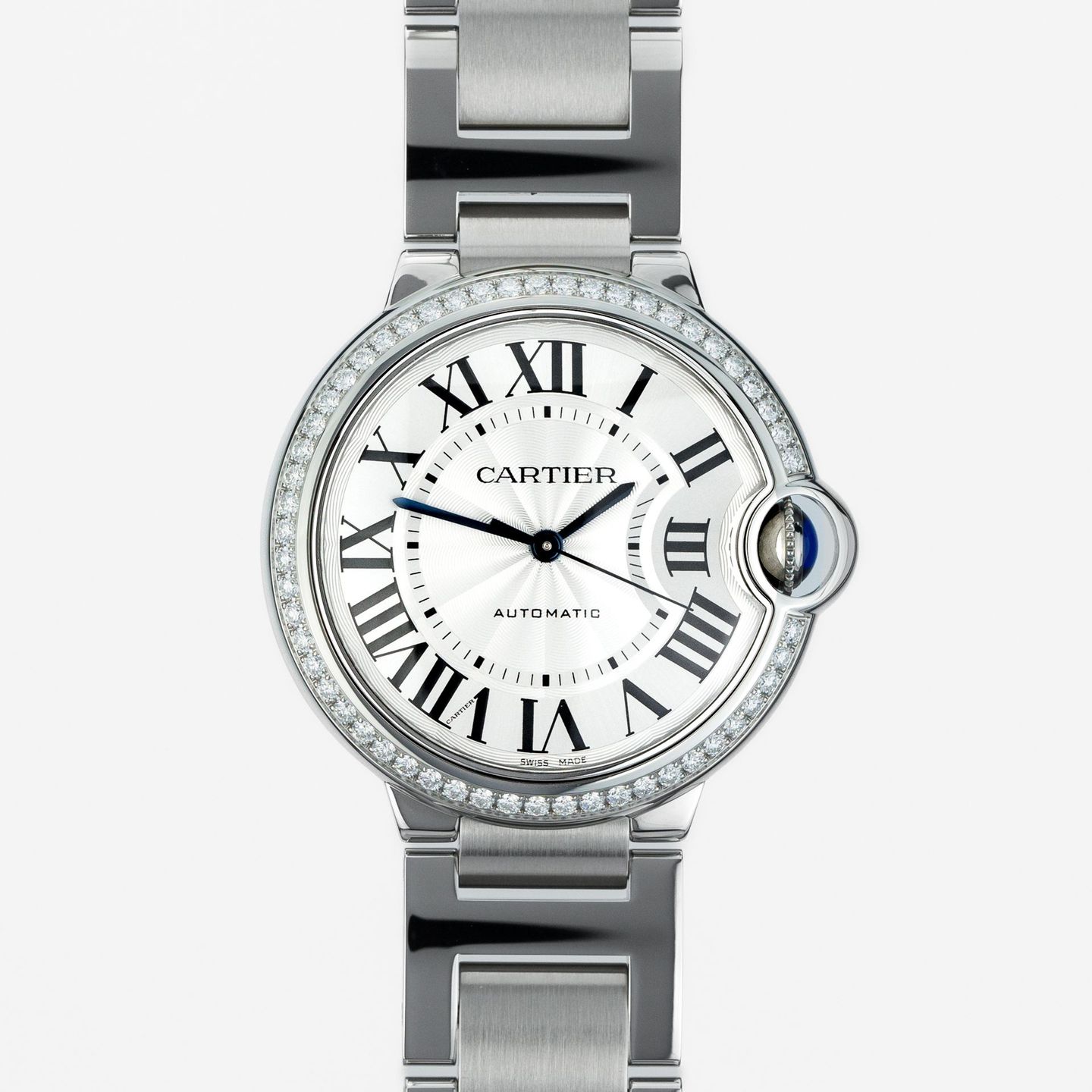 Cartier Ballon Bleu 36mm W4BB0024 (2023) - Zilver wijzerplaat 36mm Staal (1/7)