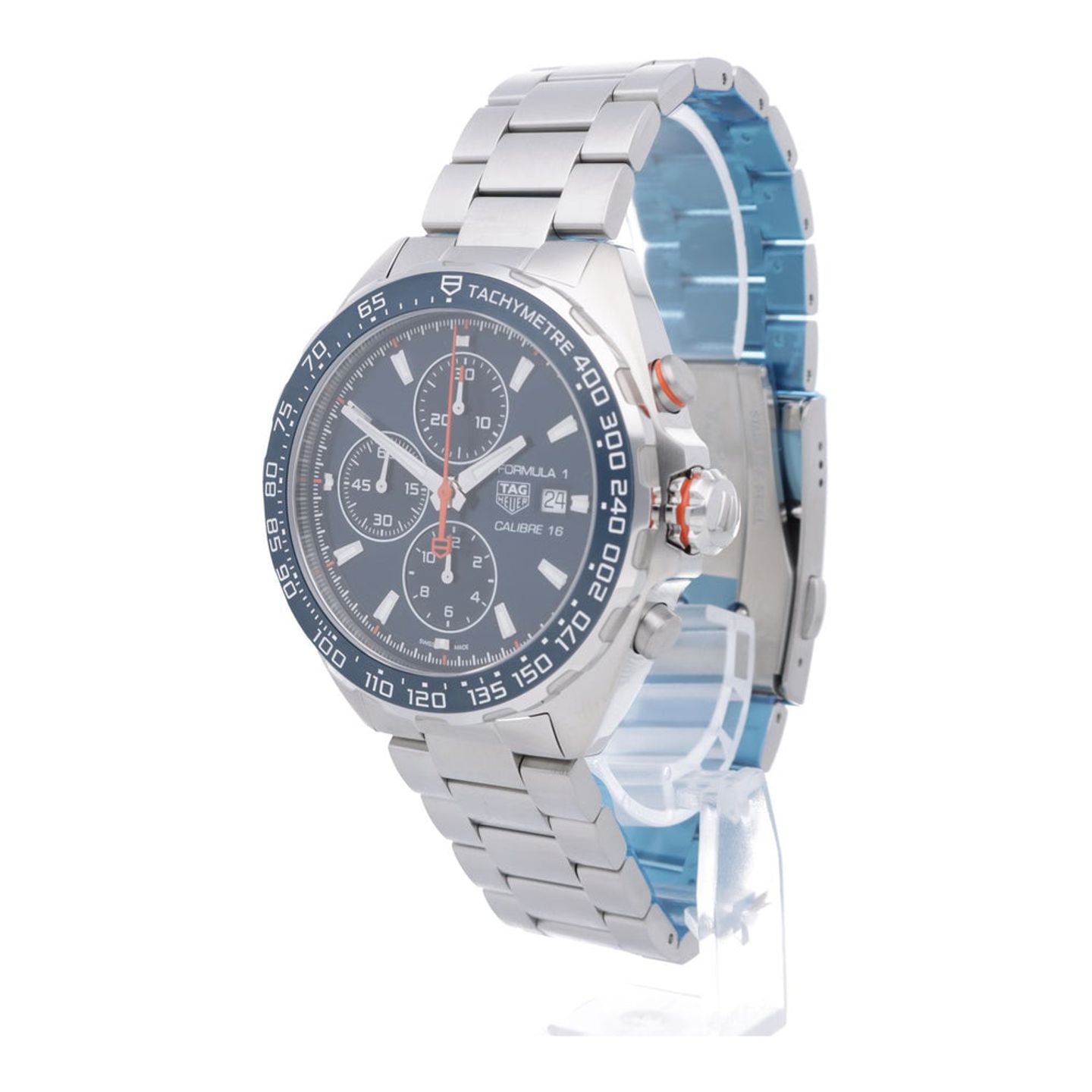 TAG Heuer Formula 1 Calibre 16 CAZ201G.BA0876 (2026) - Blauw wijzerplaat 44mm Staal (2/7)