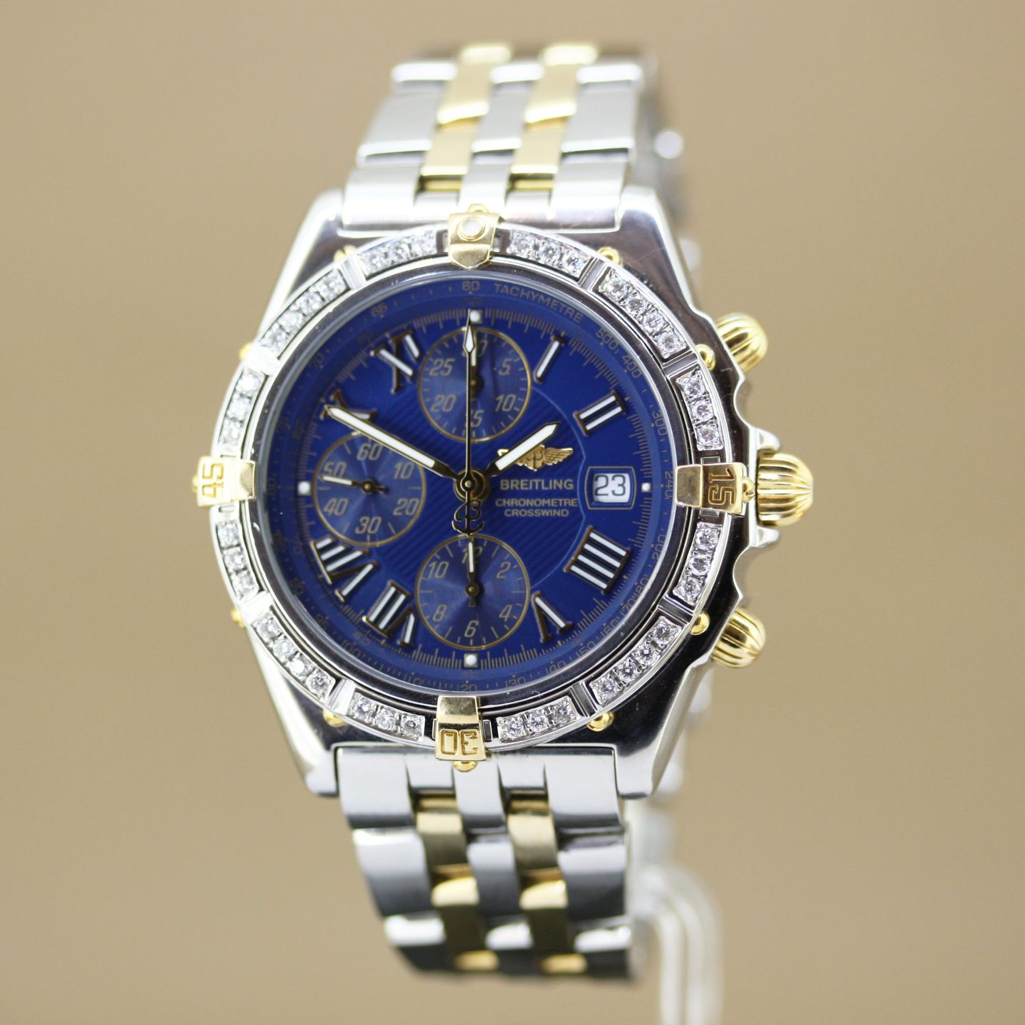 Breitling Crosswind Racing B13355 (2006) - Blue dial 43 mm Steel case (2/5)