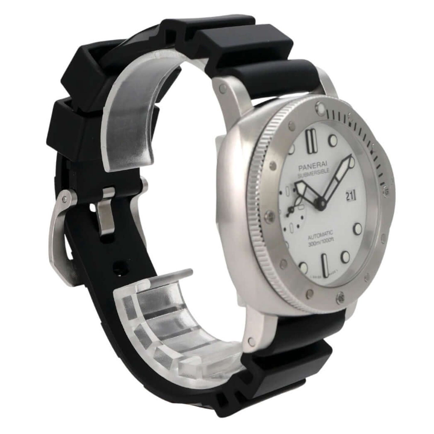 Panerai Luminor Submersible PAM02223 (2024) - White dial 42 mm Steel case (4/8)