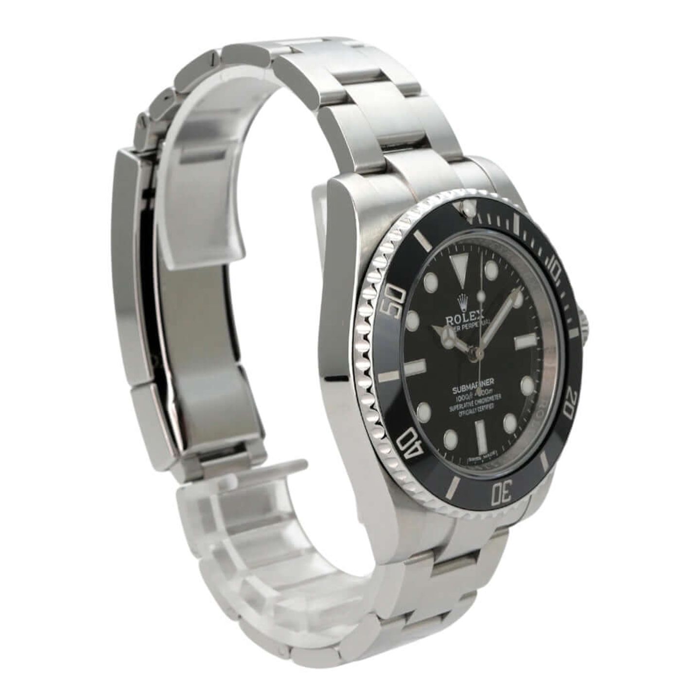 Rolex Submariner No Date 114060 (2018) - Black dial 40 mm Steel case (4/8)