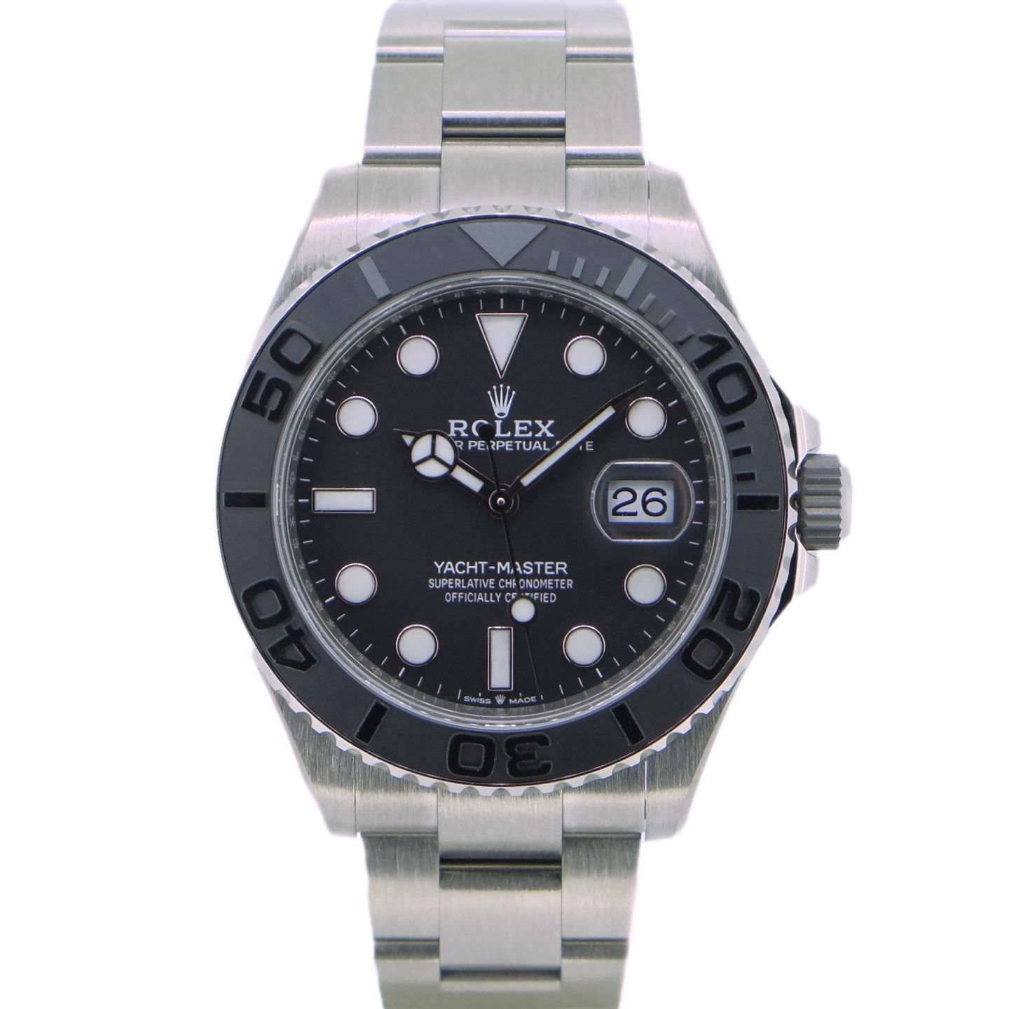 Rolex Yacht-Master 42 226627 (2024) - Zwart wijzerplaat 42mm Titanium (1/6)