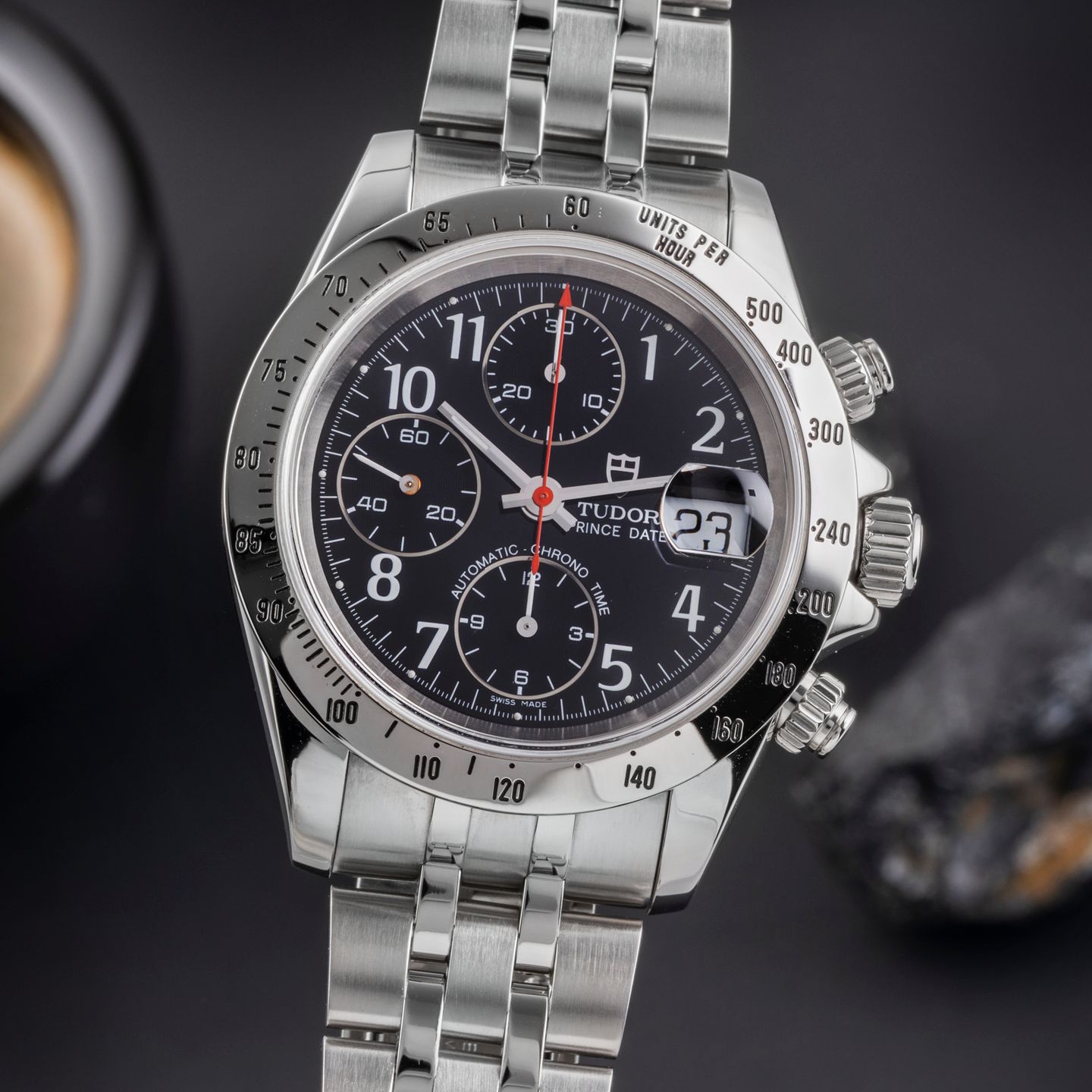 Tudor Prince Date 79280P (2002) - 39 mm Steel case (3/8)