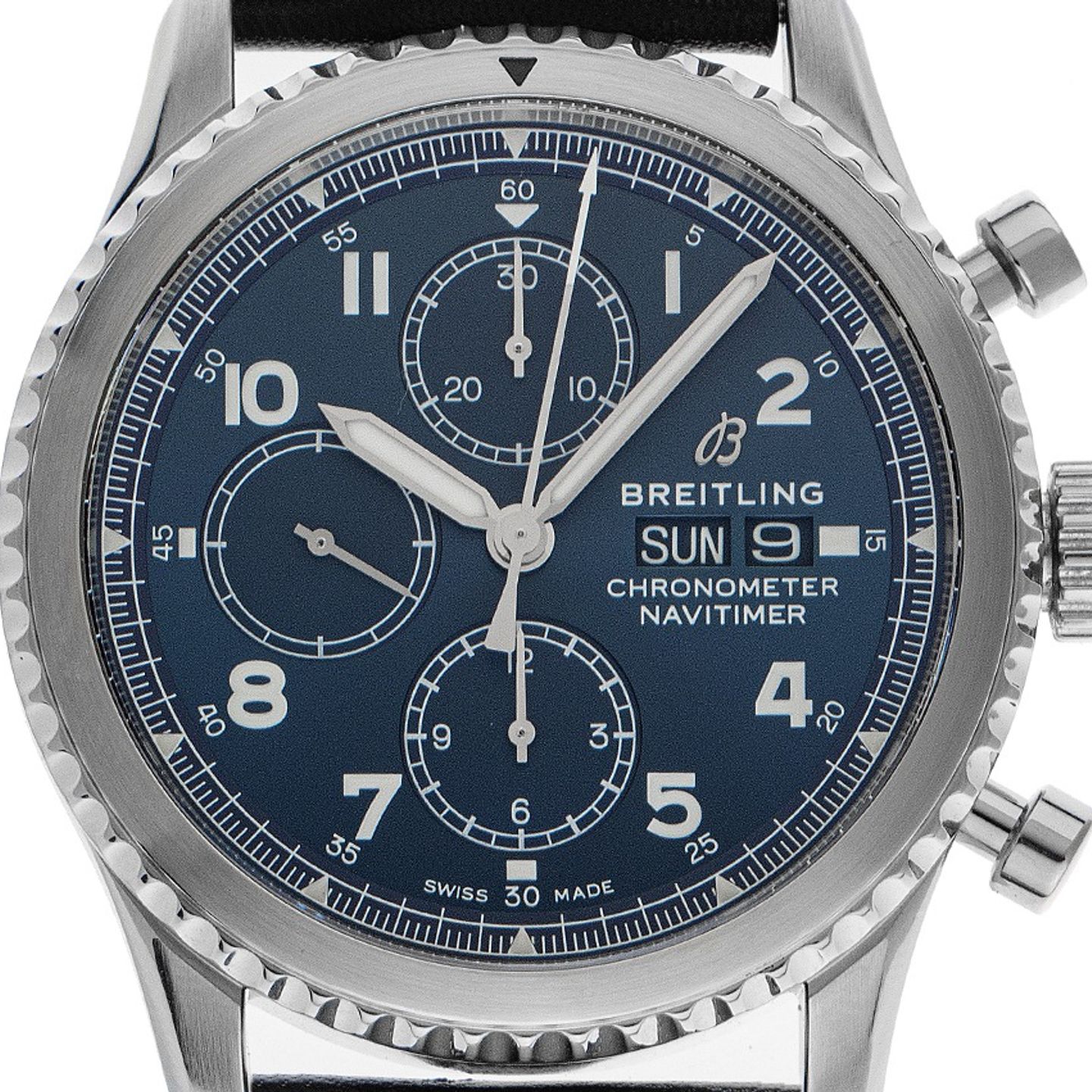 Breitling Navitimer 8 A13314 (2019) - Blue dial 43 mm Steel case (1/8)