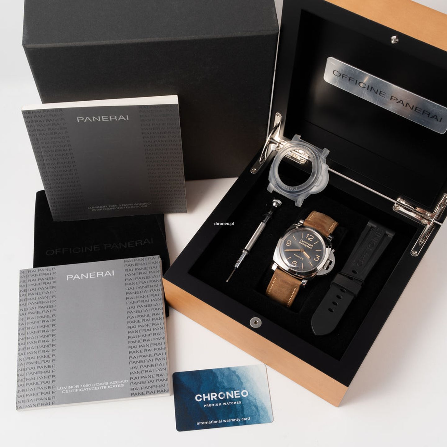 Panerai Luminor 1950 PAM00605 (2015) - Grey dial 47 mm Steel case (8/8)