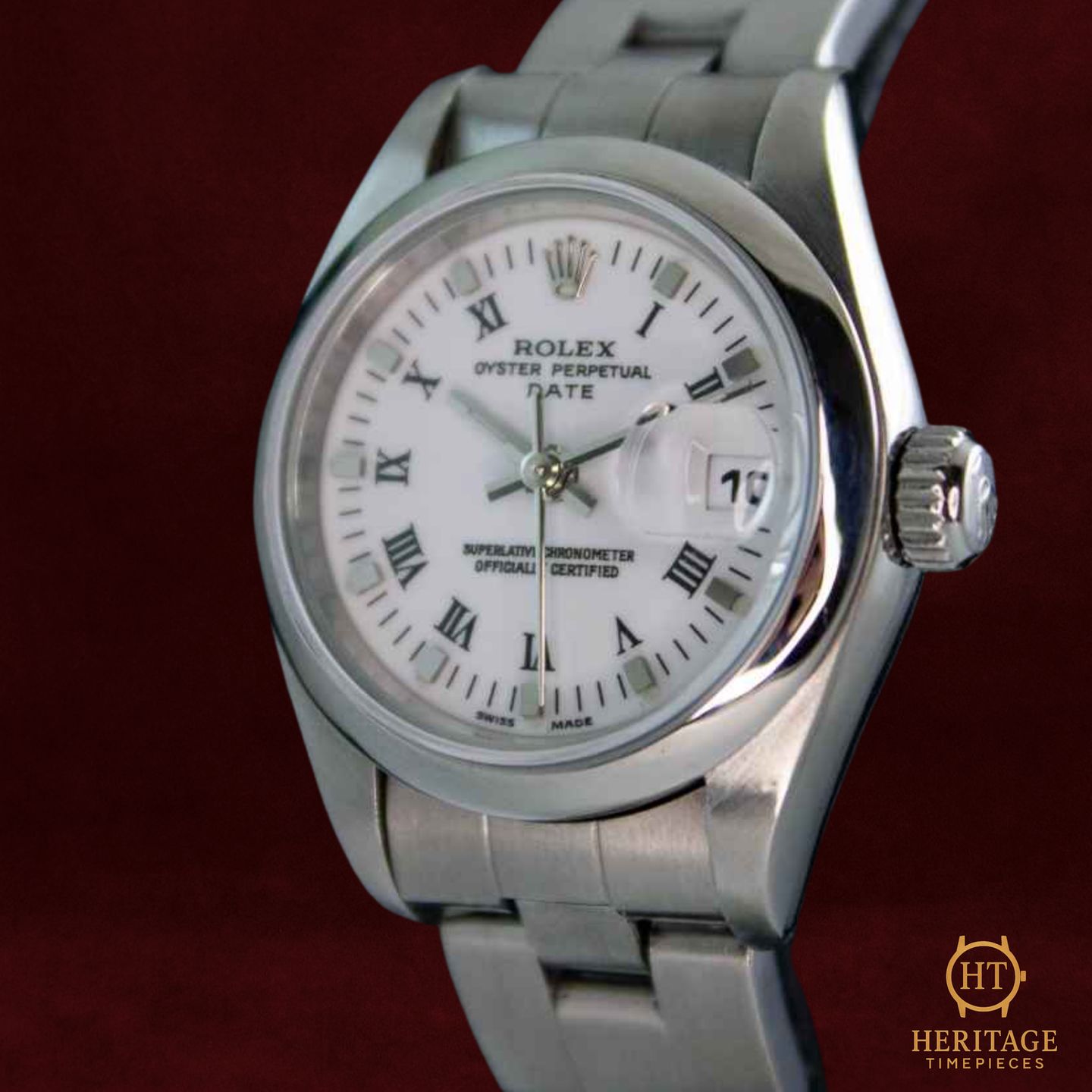 Rolex Oyster Perpetual Lady Date 79160 (1999) - 26mm Staal (3/8)