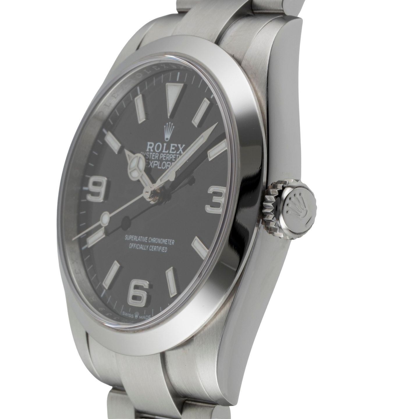 Rolex Explorer 224270 (Unknown (random serial)) - Black dial 40 mm Steel case (6/8)