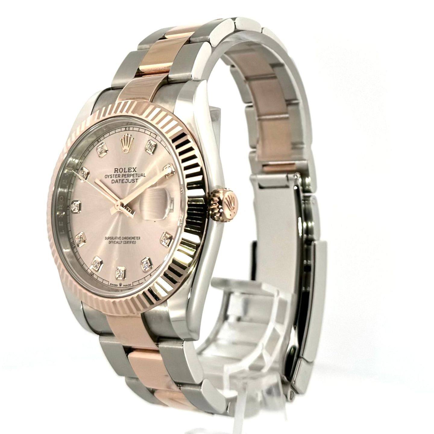 Rolex Datejust 41 126331 (2022) - Roze wijzerplaat 41mm Staal (2/7)