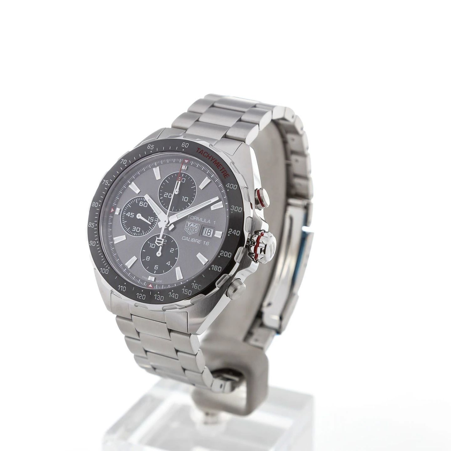 TAG Heuer Formula 1 Calibre 16 CAZ2012.BA0876 (2024) - Grey dial 44 mm Steel case (3/4)