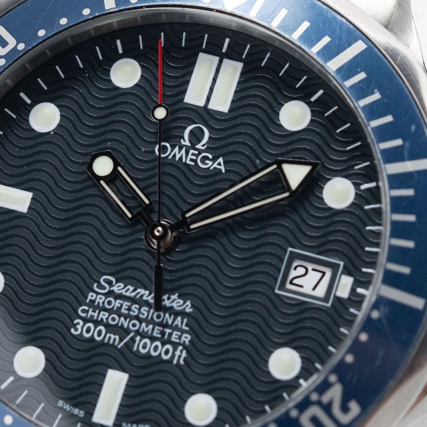 Omega Seamaster Diver 300 M 2531.80.00 (2004) - Blauw wijzerplaat 41mm Staal (3/8)