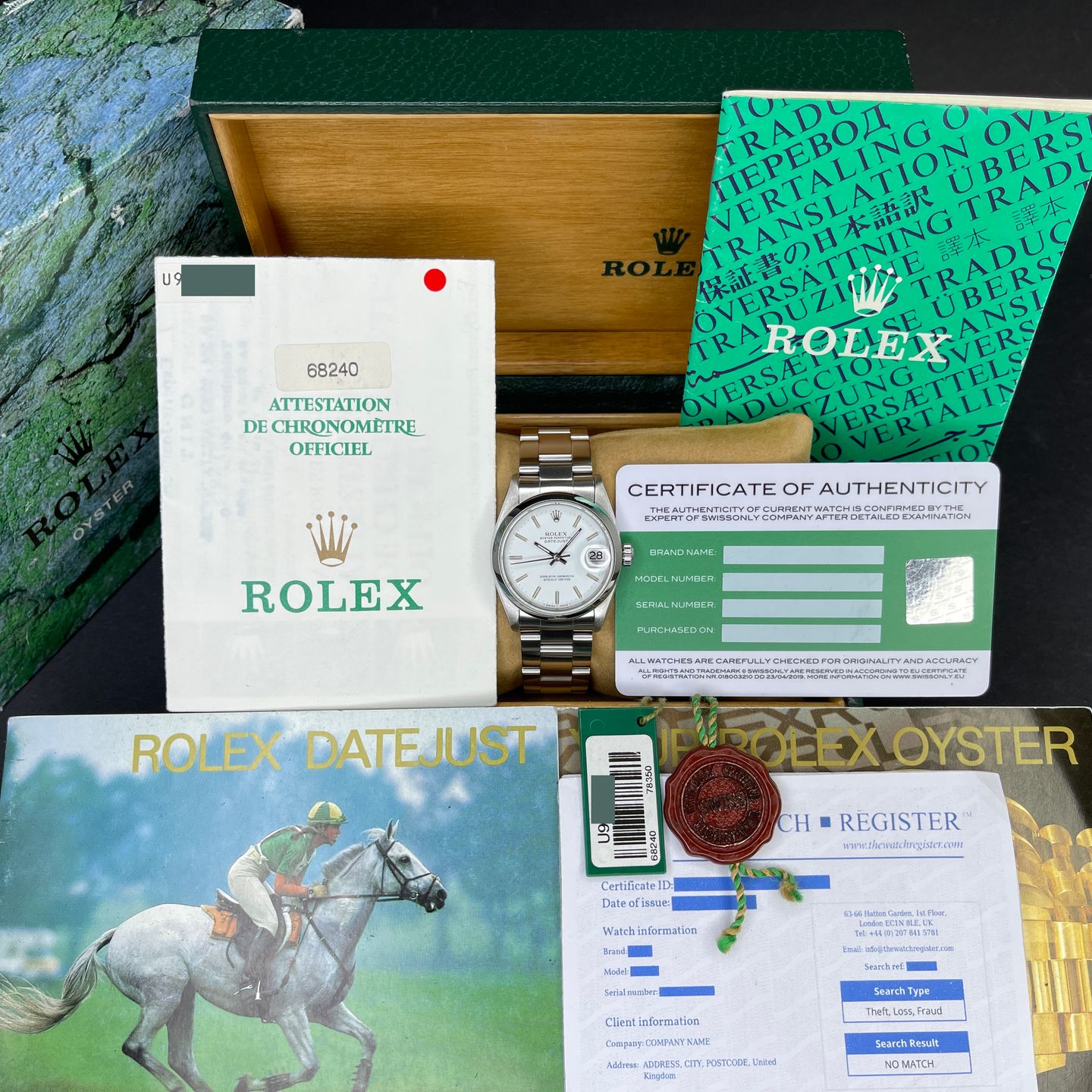 Rolex Datejust 31 68240 (1997) - 31 mm Steel case (3/8)