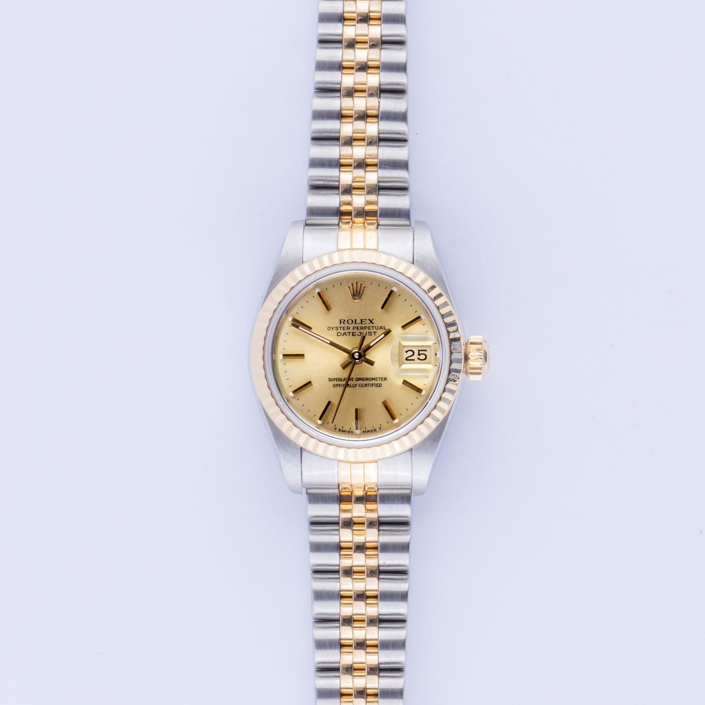 Rolex Lady-Datejust 69173 (1993) - 26mm Goud/Staal (3/7)