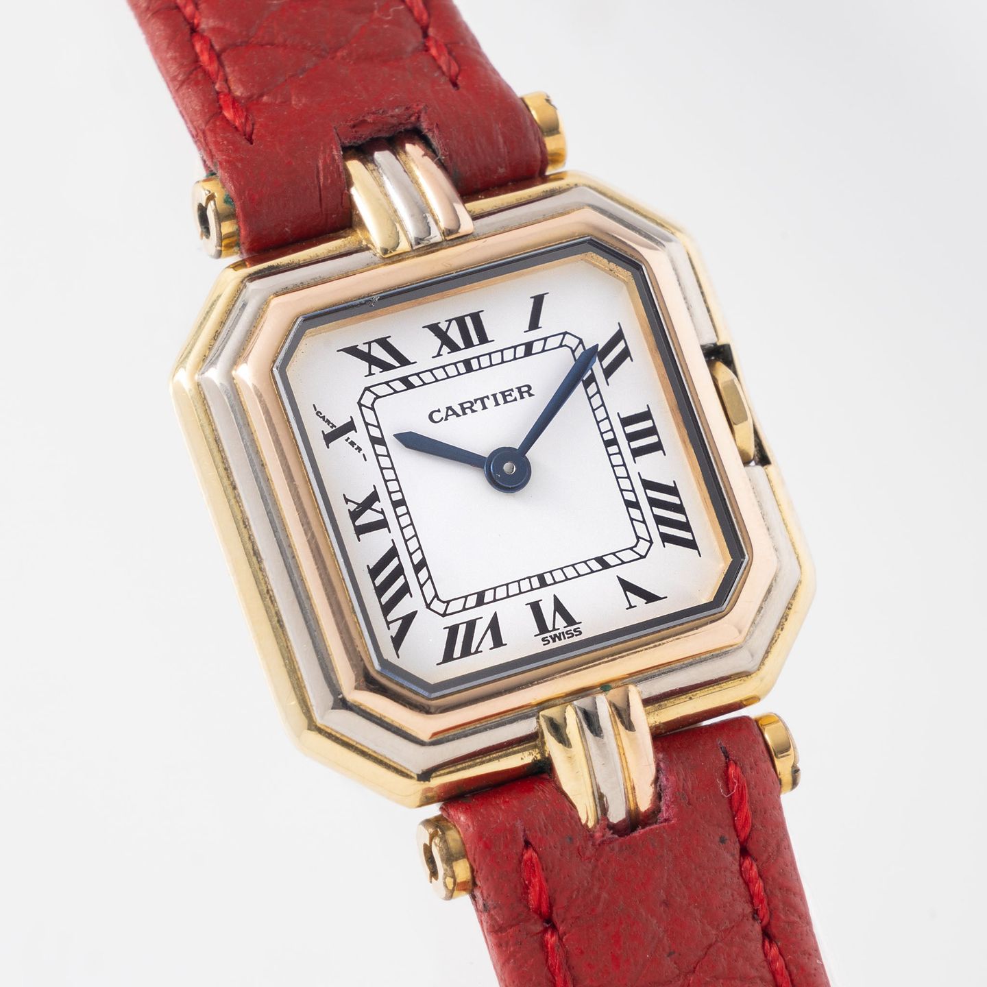 Cartier Trinity 66002 (1980) - White dial 22 mm Unknown case (3/8)