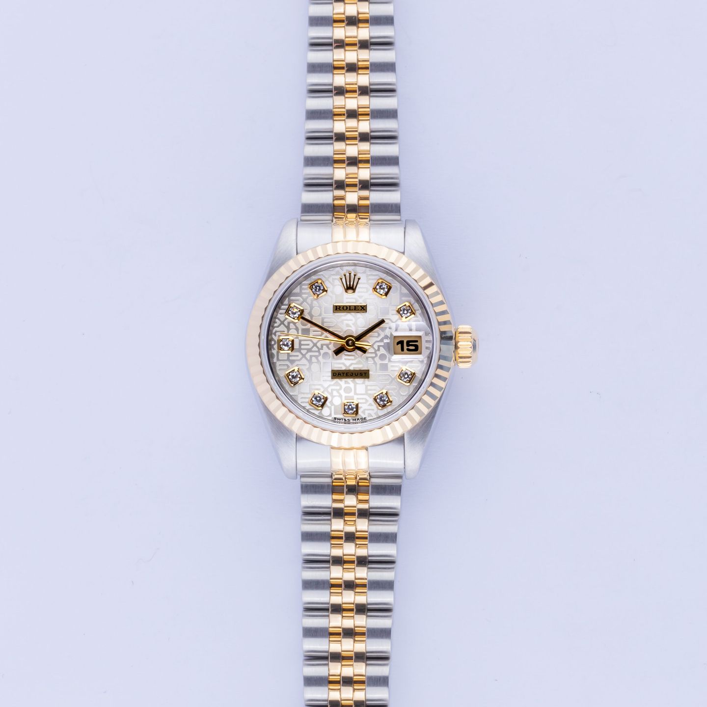 Rolex Lady-Datejust 69173 (1995) - 26mm Goud/Staal (3/8)