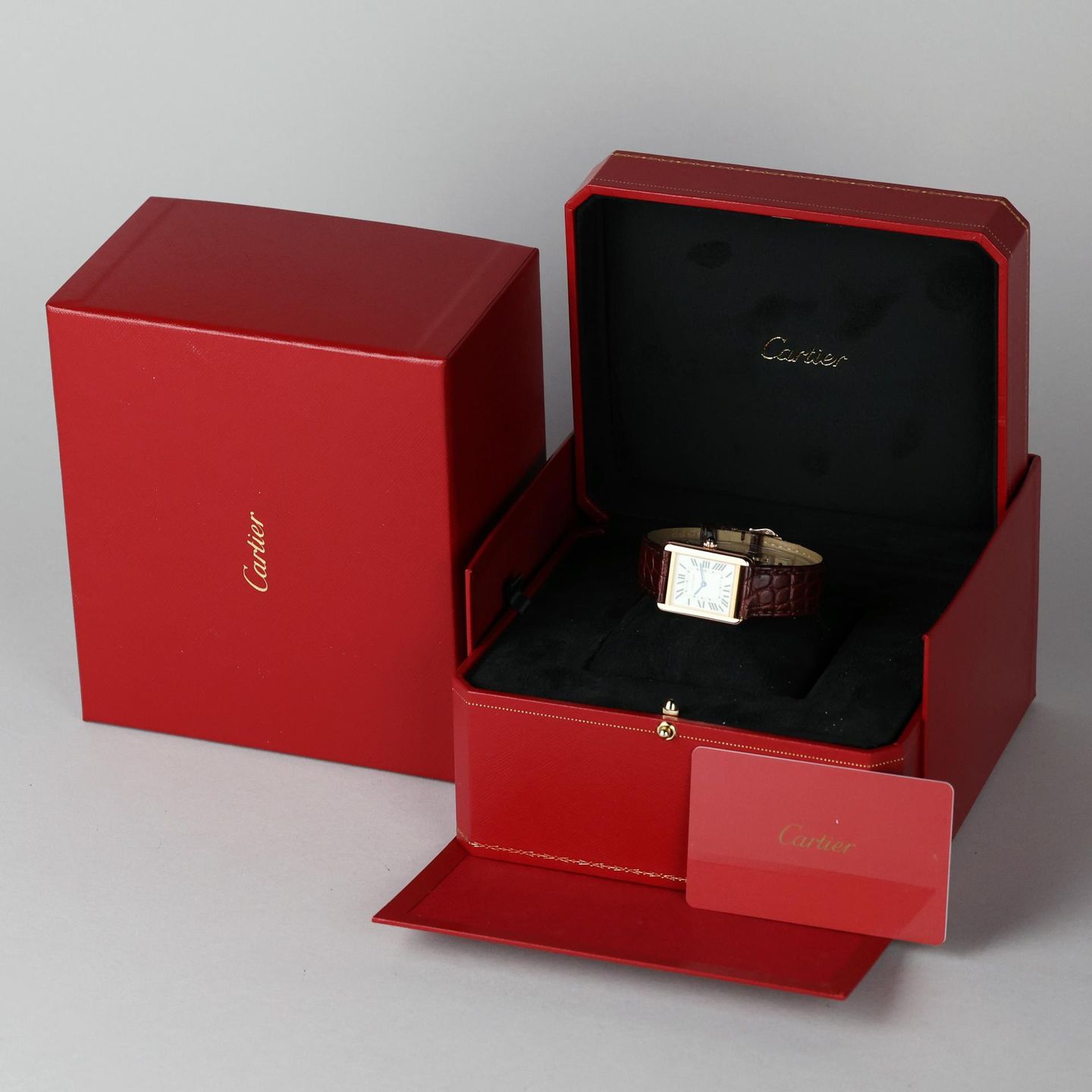 Cartier Tank Solo W5200024 (2018) - Silver dial 31 mm Rose Gold case (8/8)