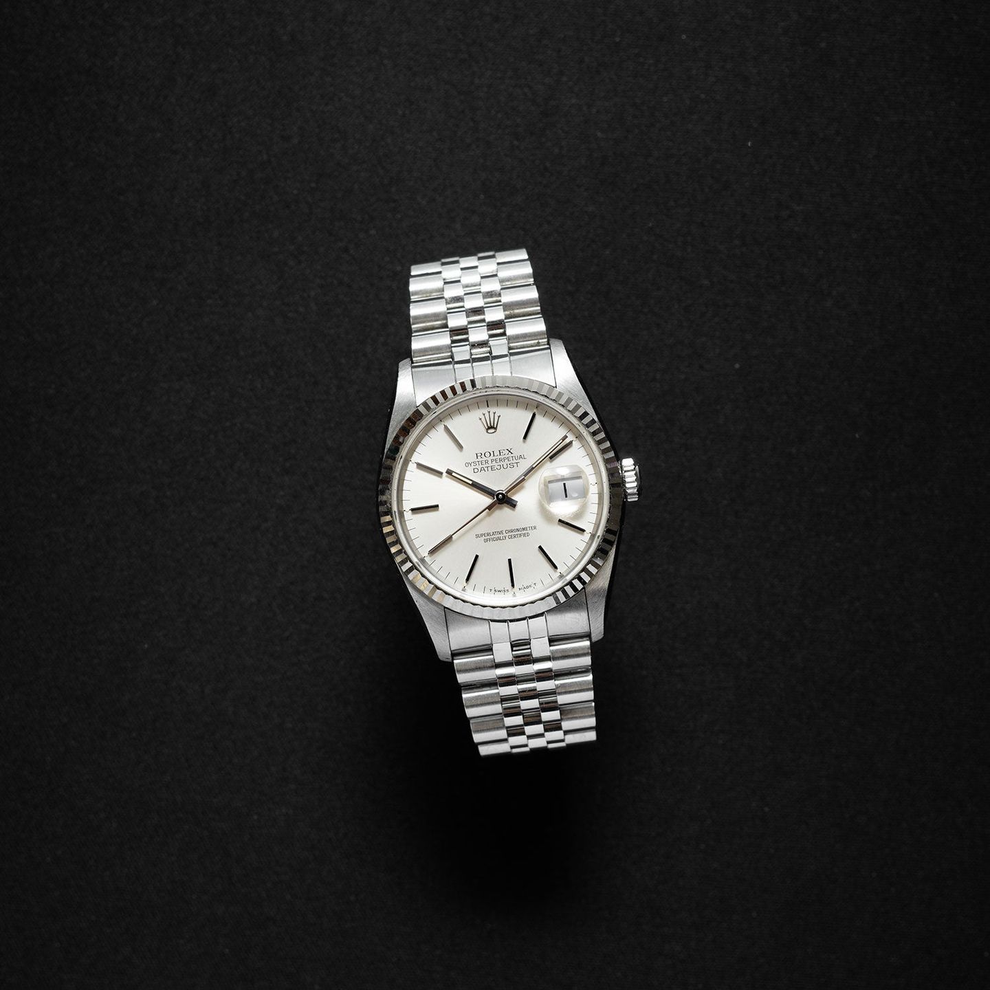 Rolex Datejust 36 16234 (2002) - Zilver wijzerplaat 36mm Staal (3/4)