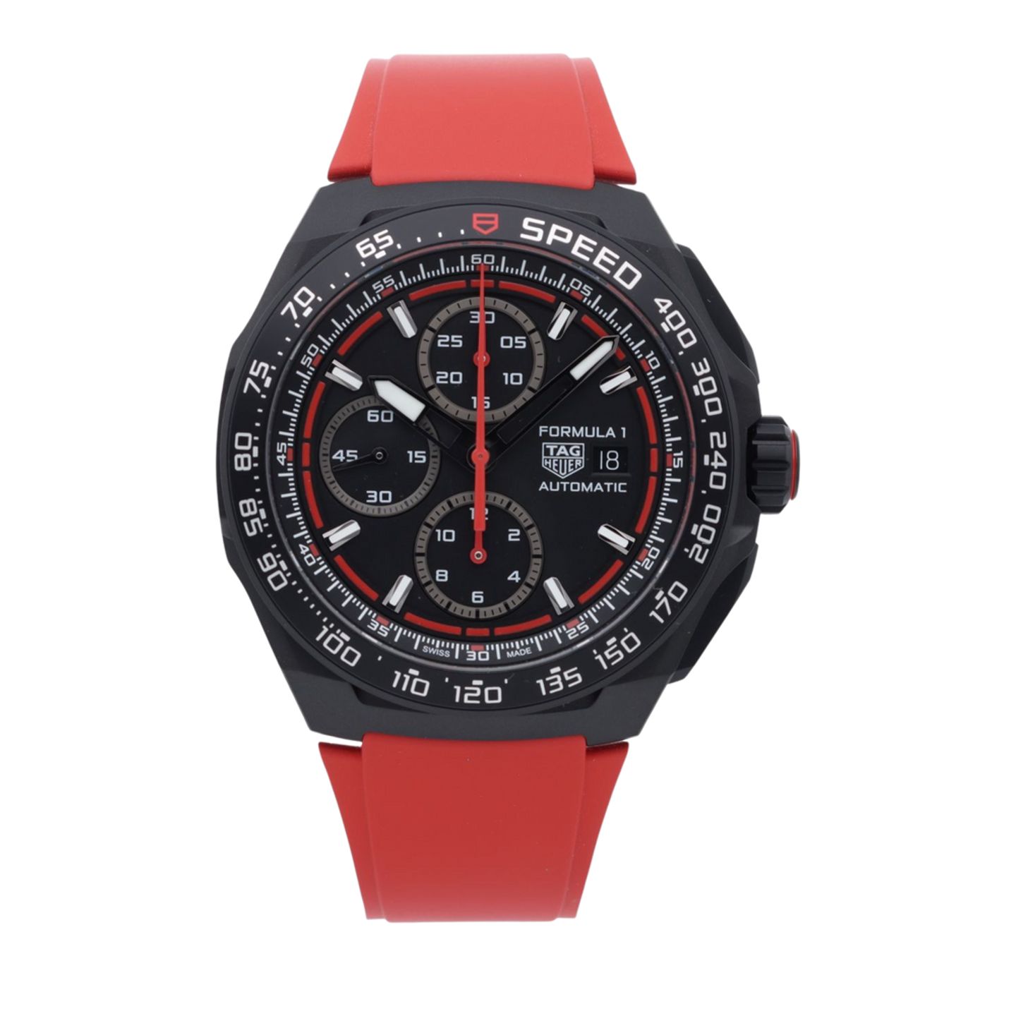 TAG Heuer Formula 1 CBZ2085.FT8093 (2026) - Zwart wijzerplaat 44mm Titanium (1/7)