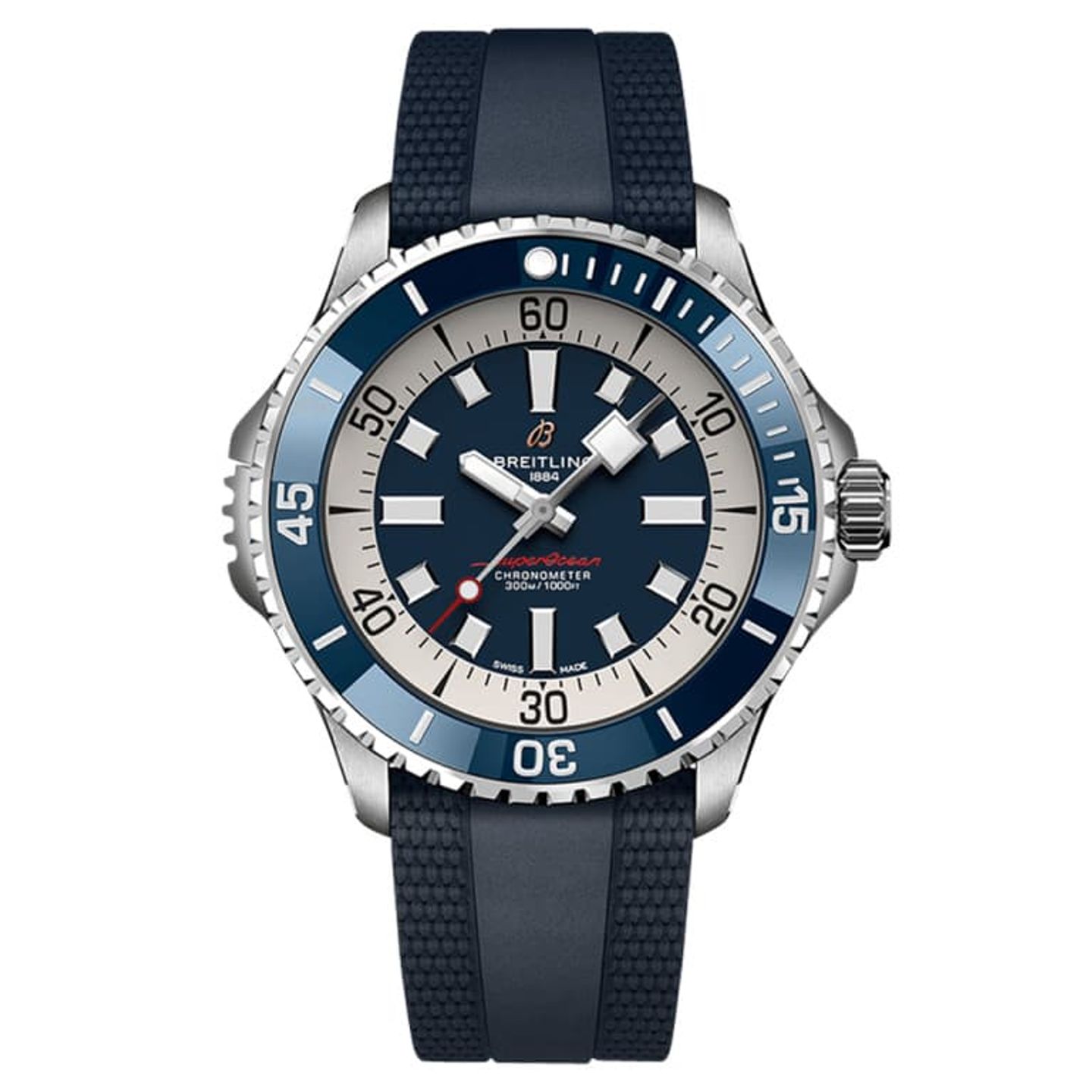 Breitling Superocean A17378E71C1S1 (2024) - Blauw wijzerplaat 46mm Staal (1/1)