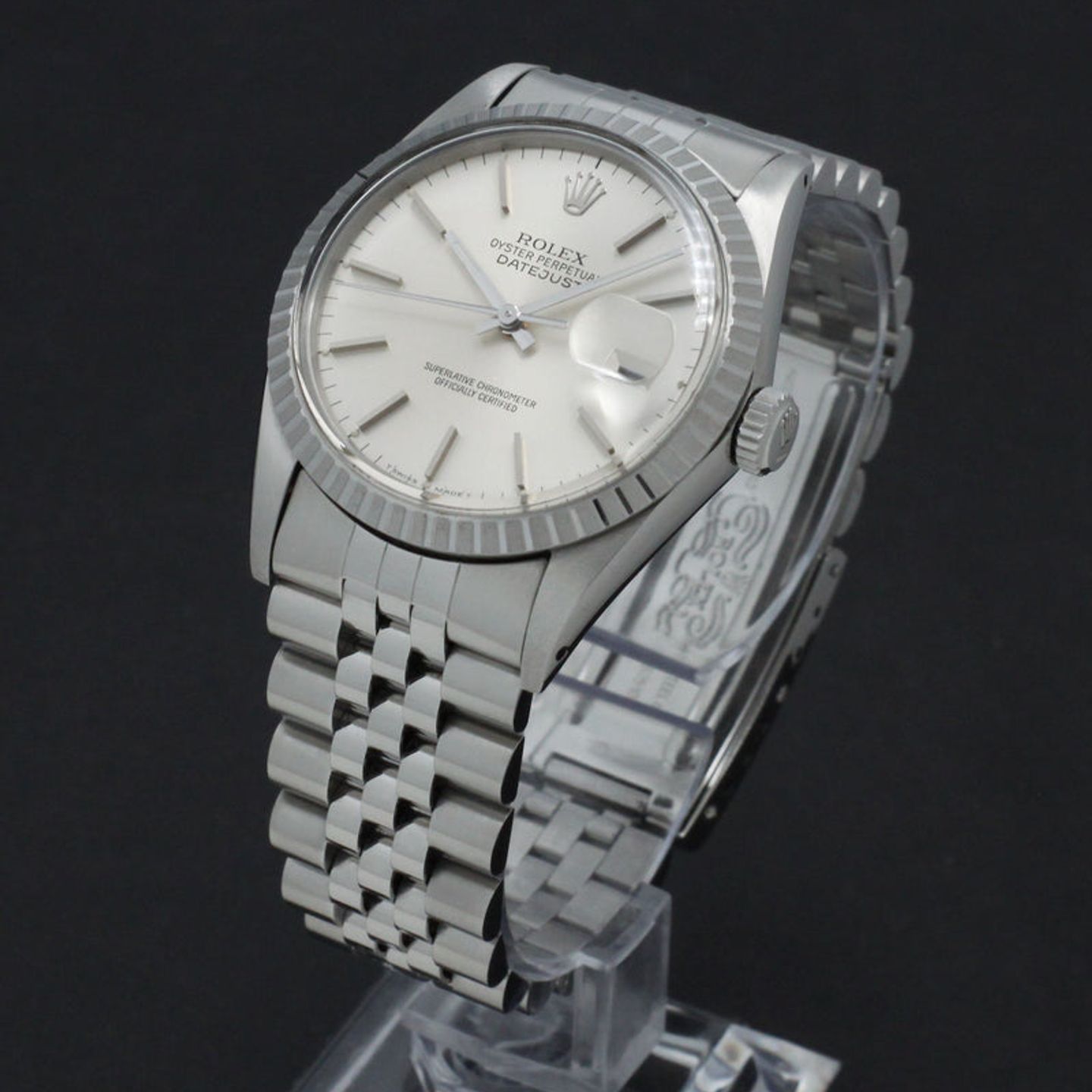 Rolex Datejust 36 16030 (1988) - Silver dial 36 mm Steel case (5/7)