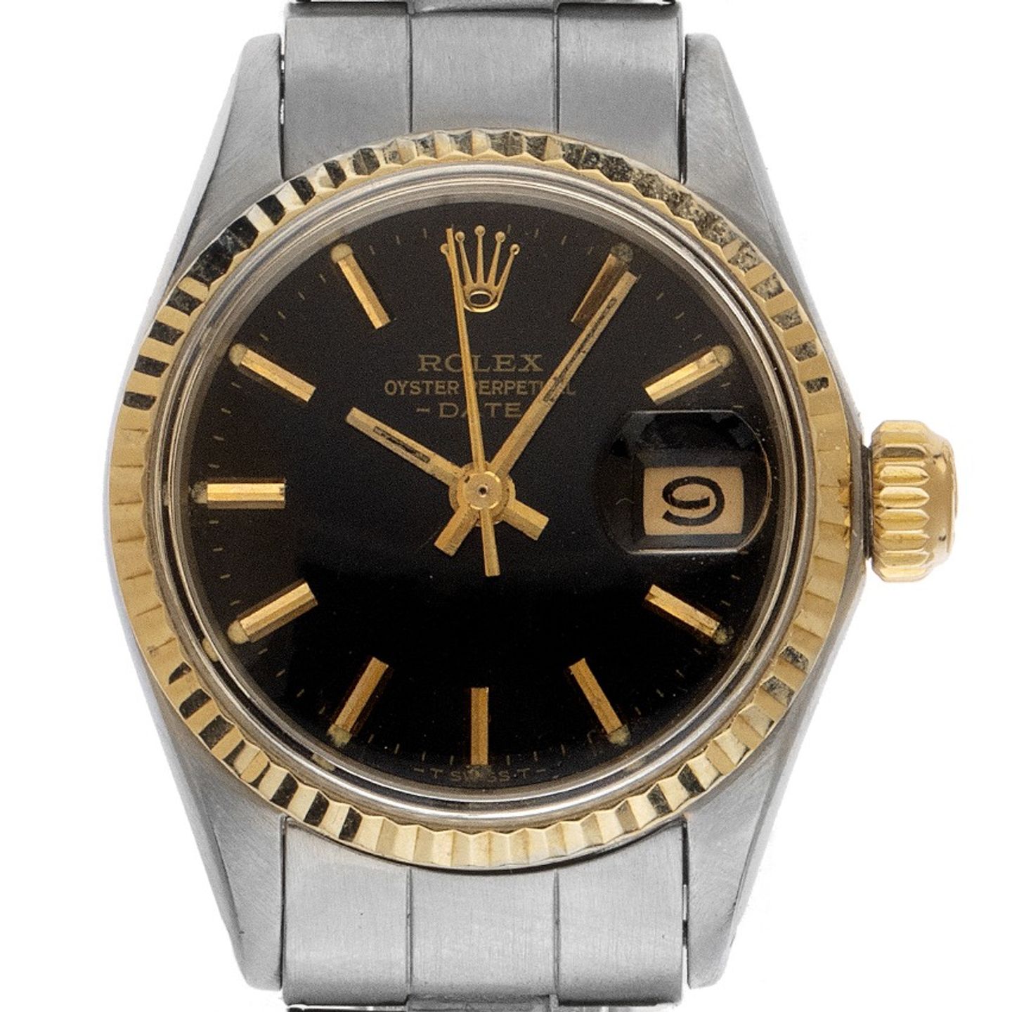Rolex Oyster Perpetual Lady Date 6517 (1968) - 26mm Staal (1/8)