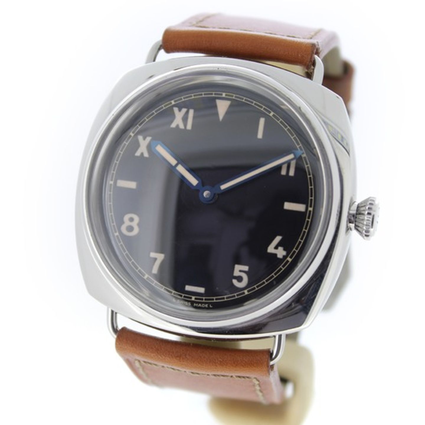 Panerai Radiomir PAM 00249 (2007) - Zwart wijzerplaat 47mm Staal (1/5)