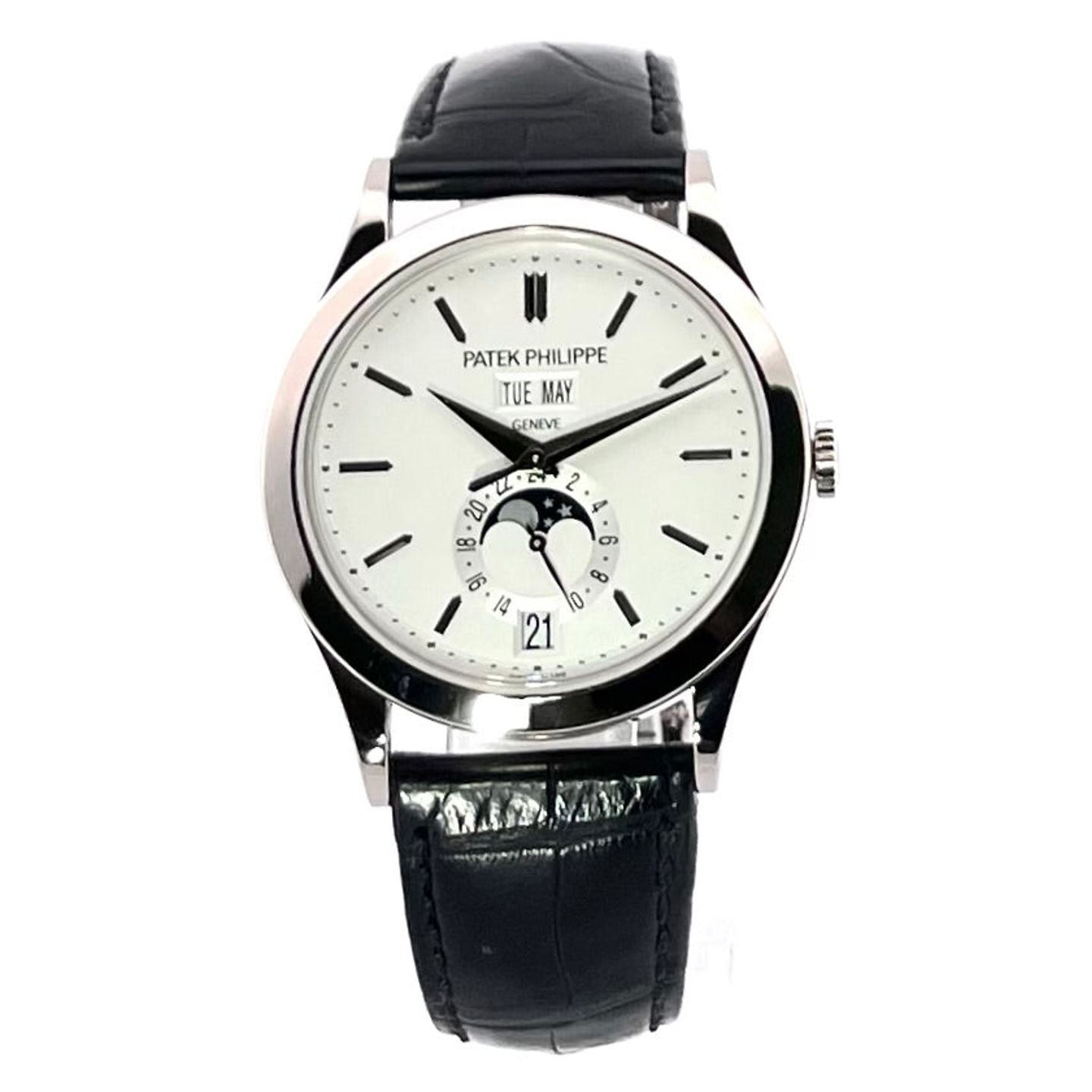 Patek Philippe Annual Calendar 5396G-011 (2020) - Silver dial 39 mm White Gold case (1/7)