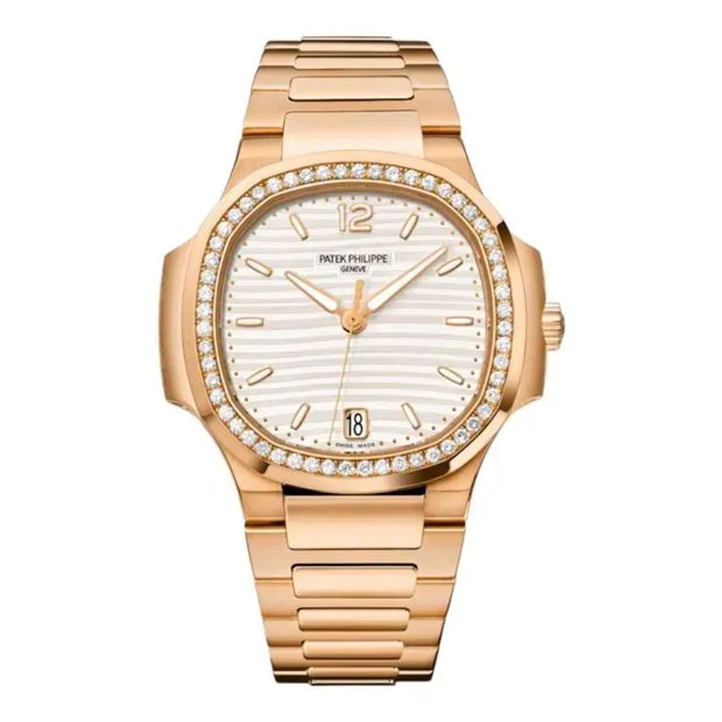 Patek Philippe Nautilus 7118/1200R-001 (2024) - Silver dial 35 mm Rose Gold case (6/6)