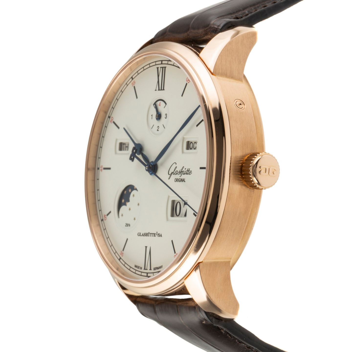 Glashütte Original Senator Excellence 1-36-02-02-05-01 (Onbekend (willekeurig serienummer)) - Zilver wijzerplaat 42mm Roodgoud (6/8)