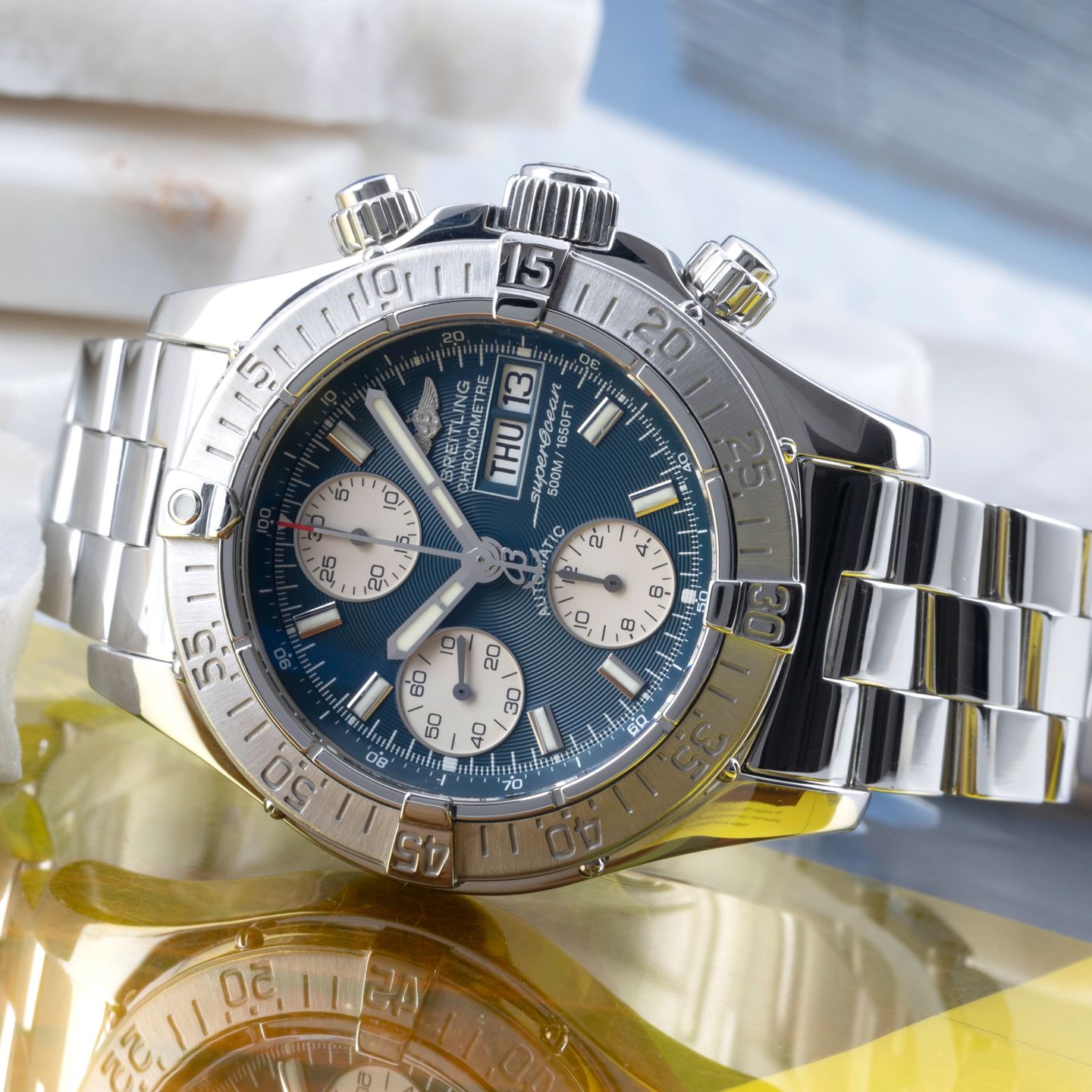 Breitling Superocean Chronograph II A13340 (2005) - 42 mm Steel case (2/8)