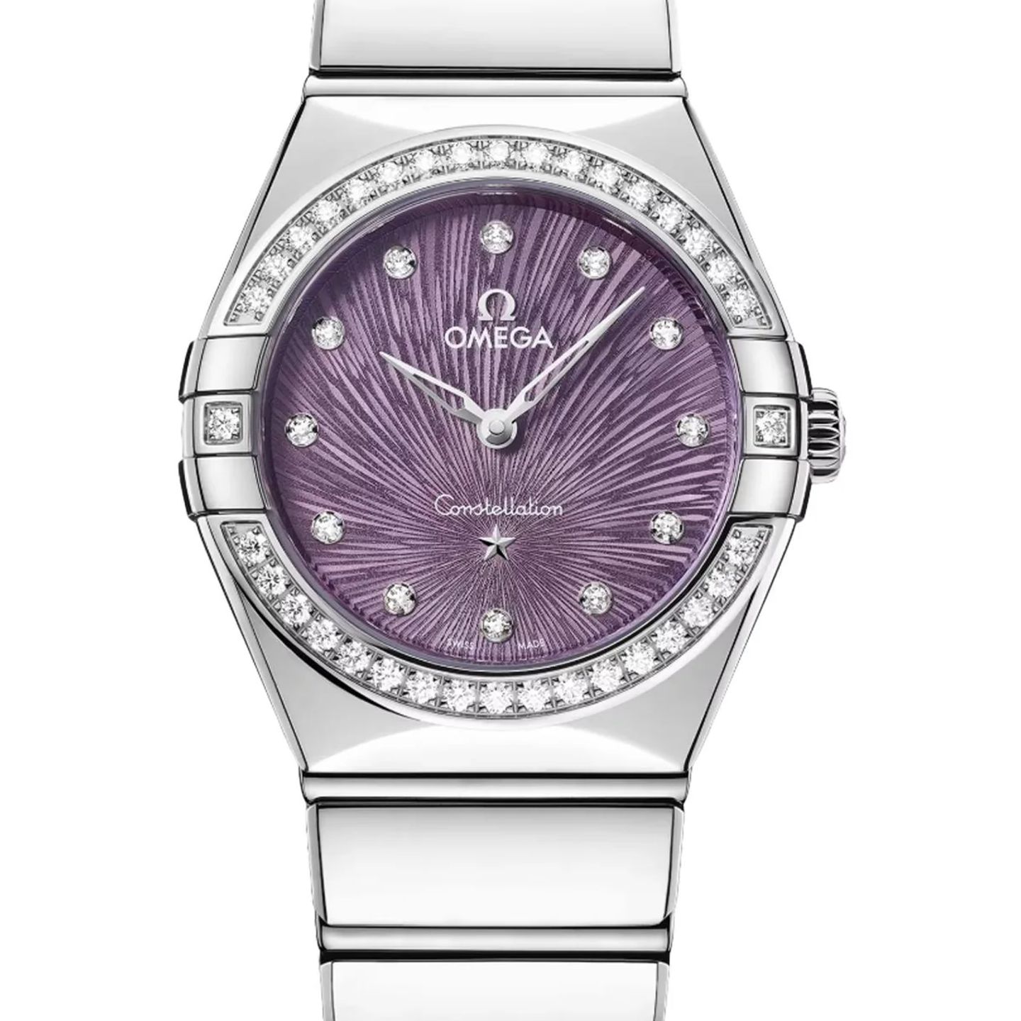 Omega Constellation 131.15.28.60.60.001 (2026) - Paars wijzerplaat 28mm Staal (1/1)