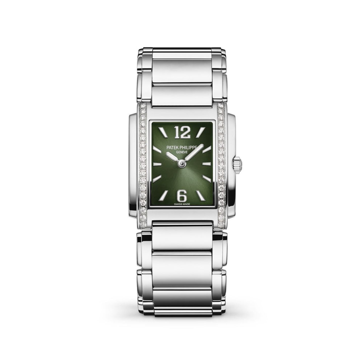 Patek Philippe Twenty~4 4910/1200A-011 (2024) - Green dial 30 mm Steel case (1/1)