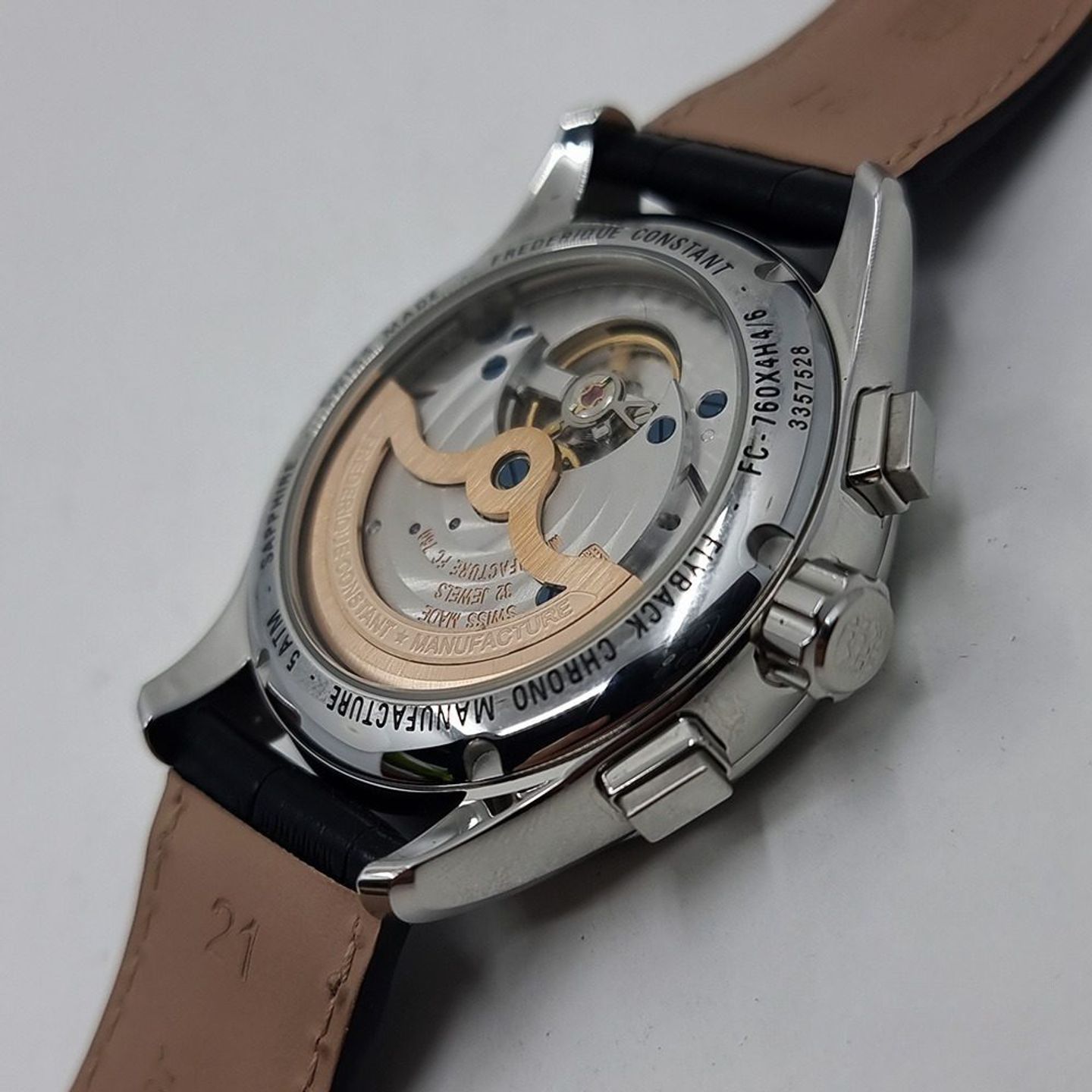 Frederique Constant Manufacture FC-760DG4H6 (2025) - Grijs wijzerplaat 42mm Staal (8/8)