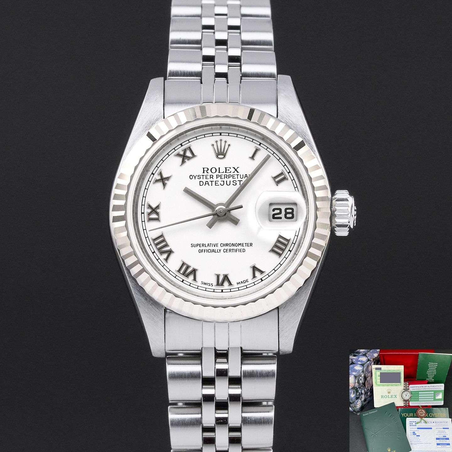 Rolex Lady-Datejust 79174 (2000) - 26 mm Steel case (1/8)