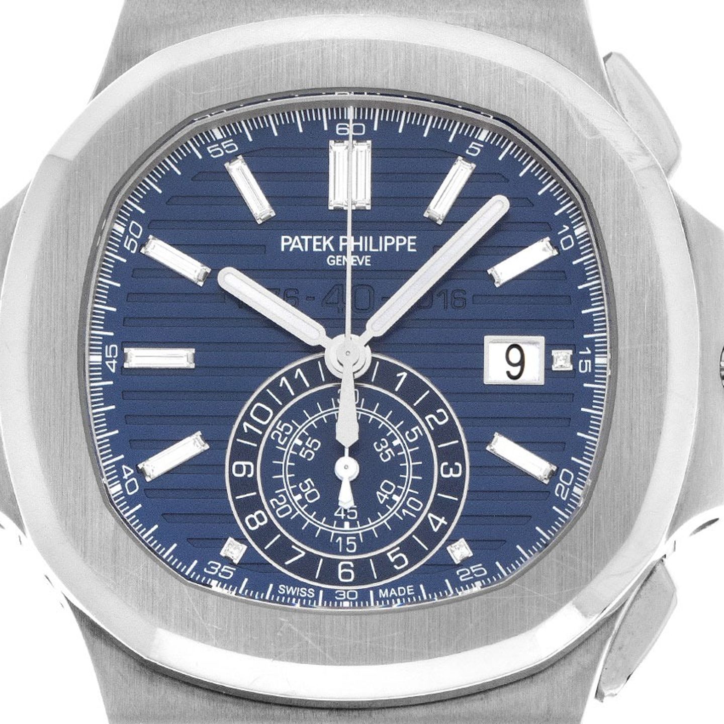 Patek Philippe Nautilus 5976/1G-001 (2017) - Blauw wijzerplaat 45mm Witgoud (1/7)