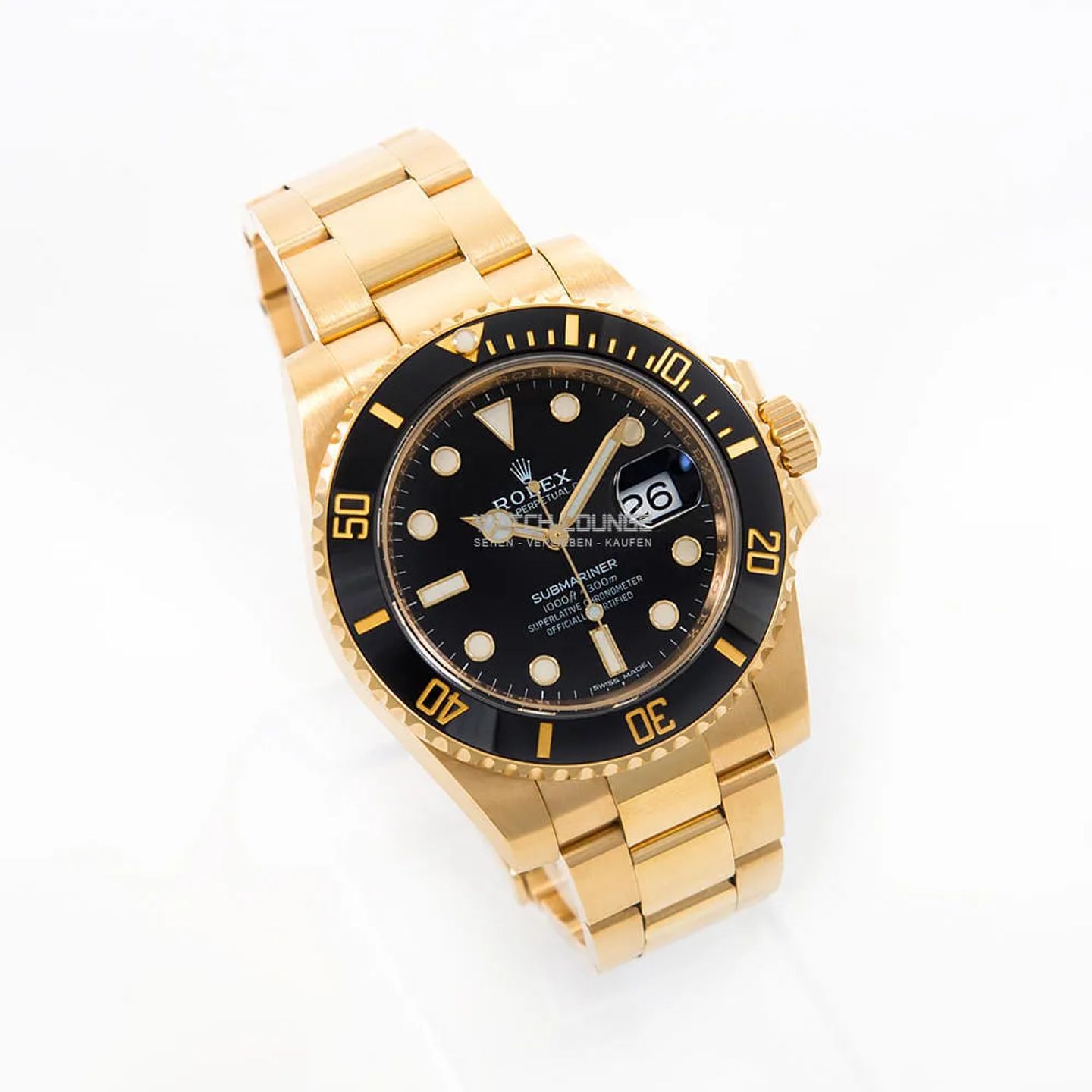 Rolex Submariner Date 116618LN (2020) - 40mm Geelgoud (4/8)