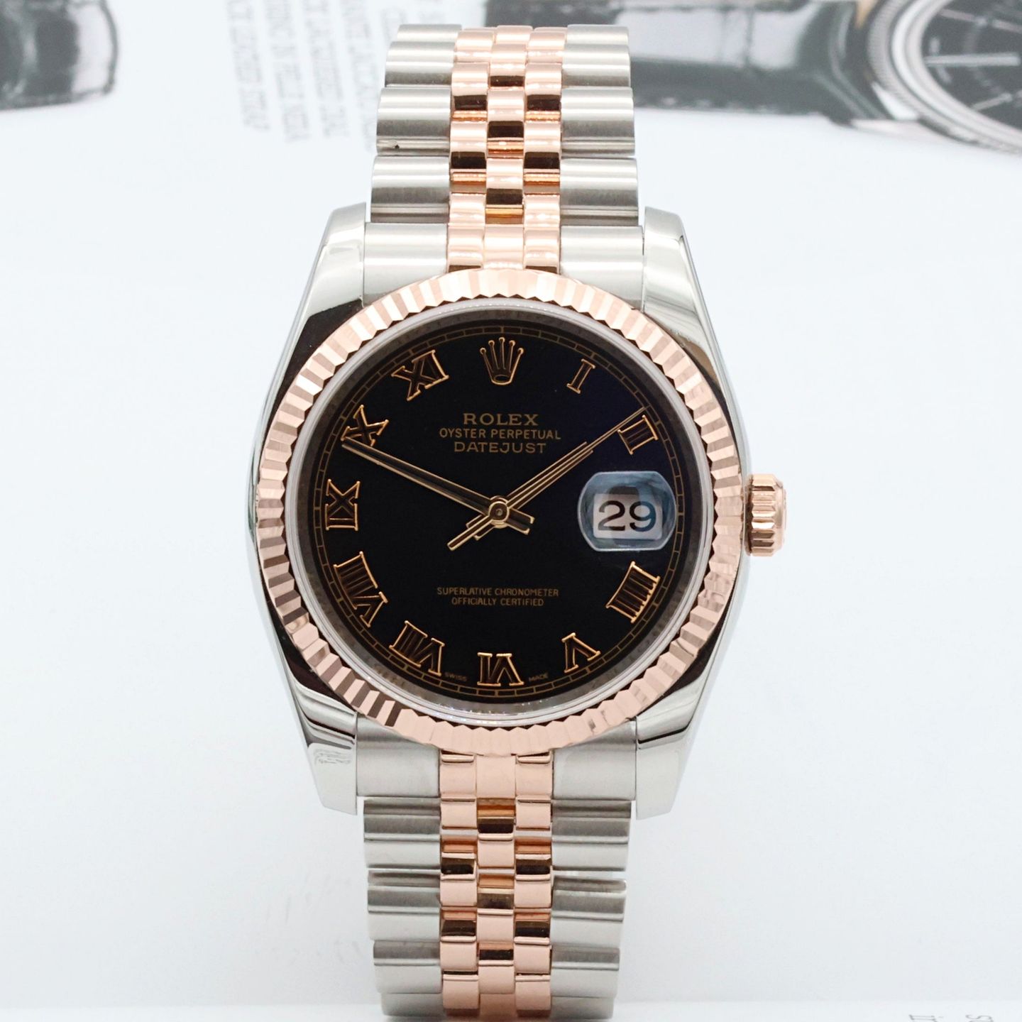 Rolex Datejust 36 116231 (Onbekend (willekeurig serienummer)) - 36mm Goud/Staal (7/8)